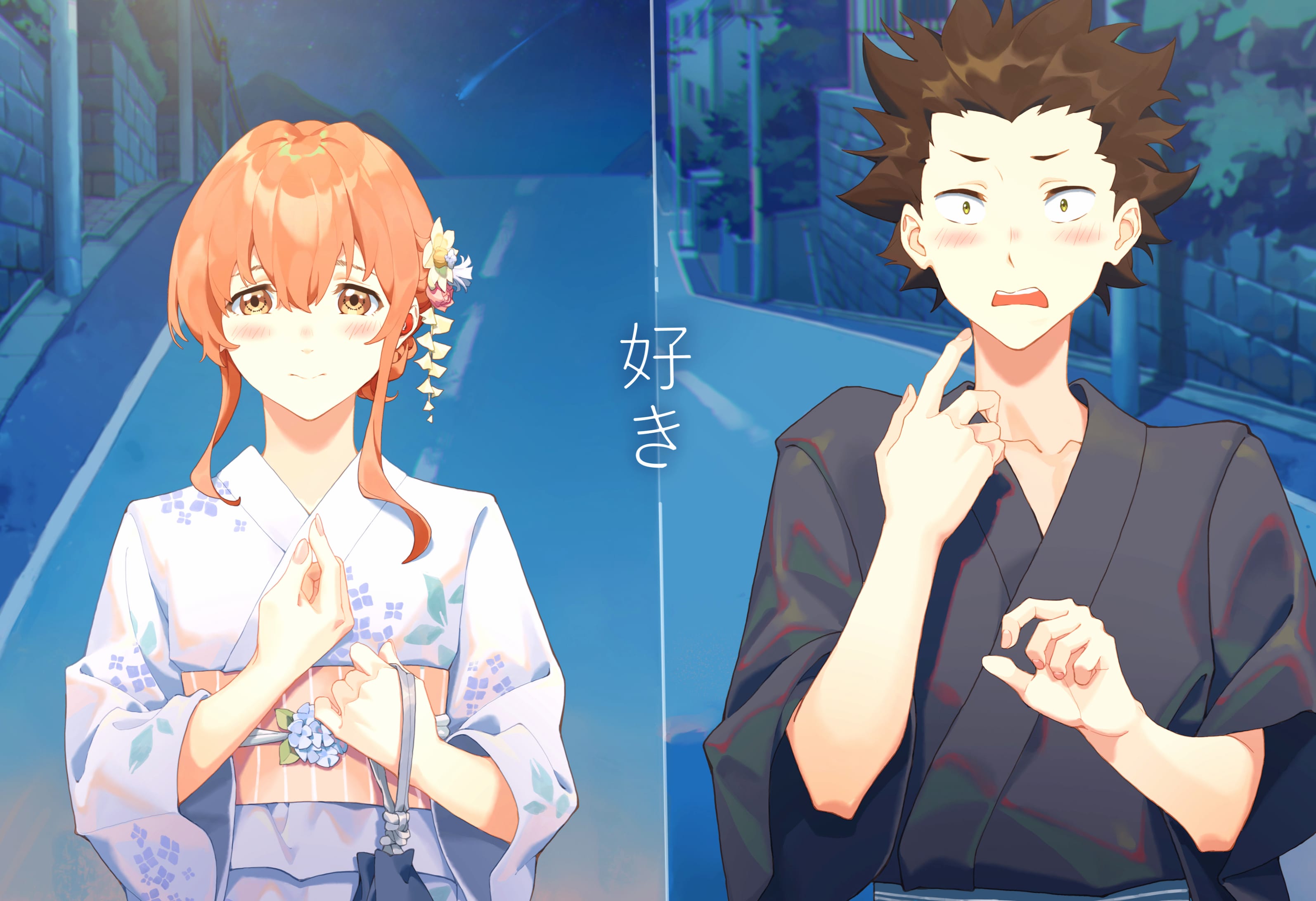 Anime Shouko Nishimiya Shouya Ishida A Silent Voice wallpapers HD quality