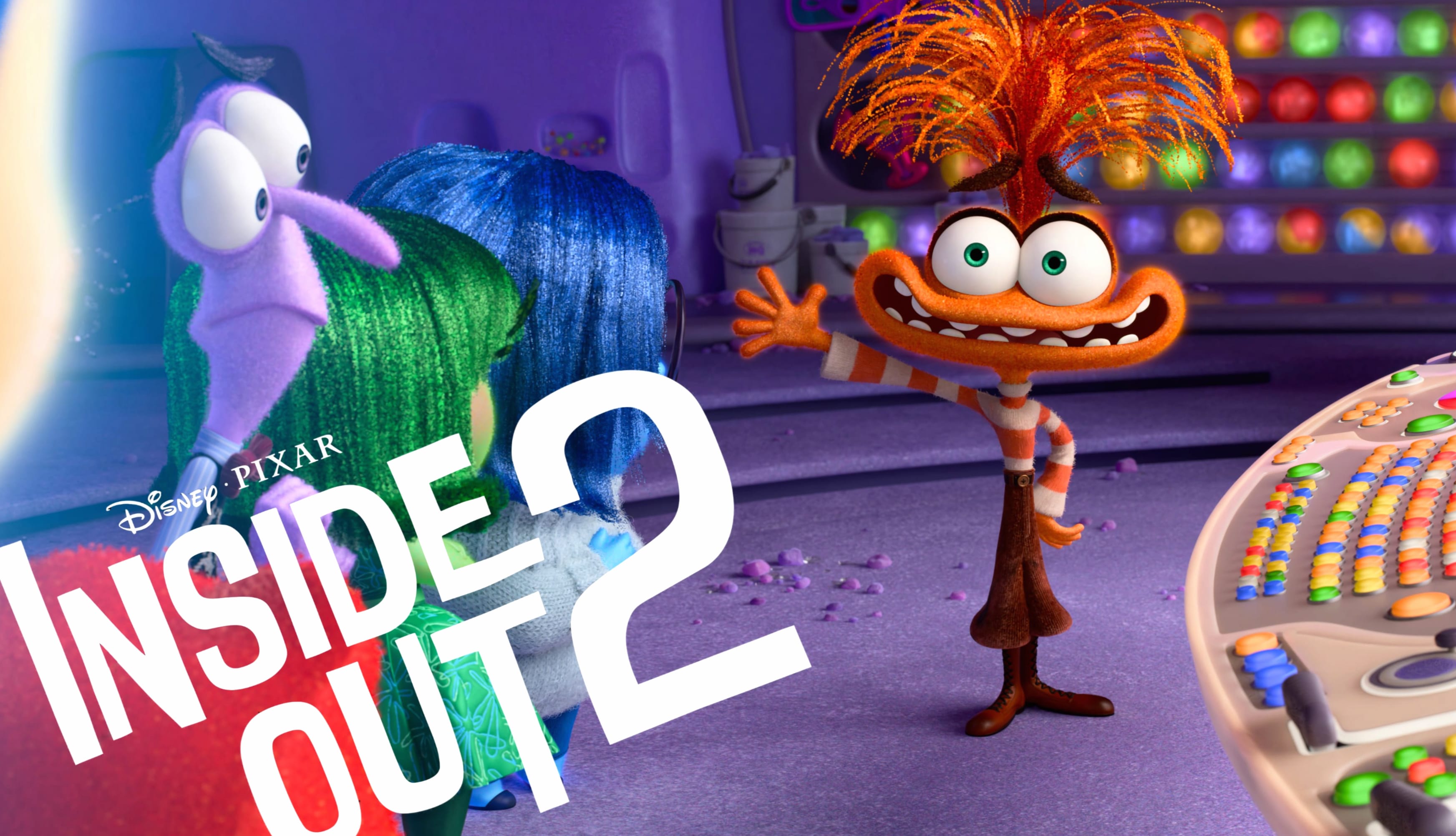 Anxiety (Inside Out) Inside Out 2 at 320 x 480 iPhone size wallpapers HD quality