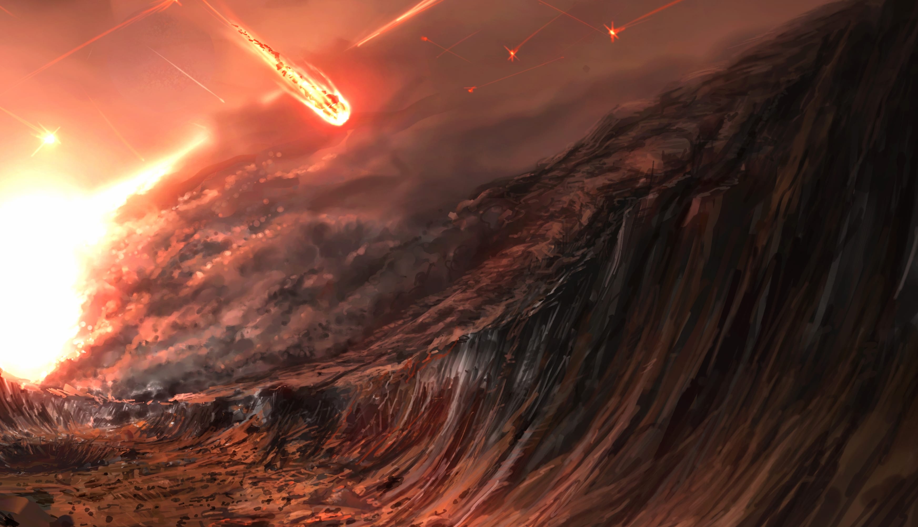 Apocalyptic Fury A HD Sci-Fi Wallpaper at 1600 x 900 HD size wallpapers HD quality