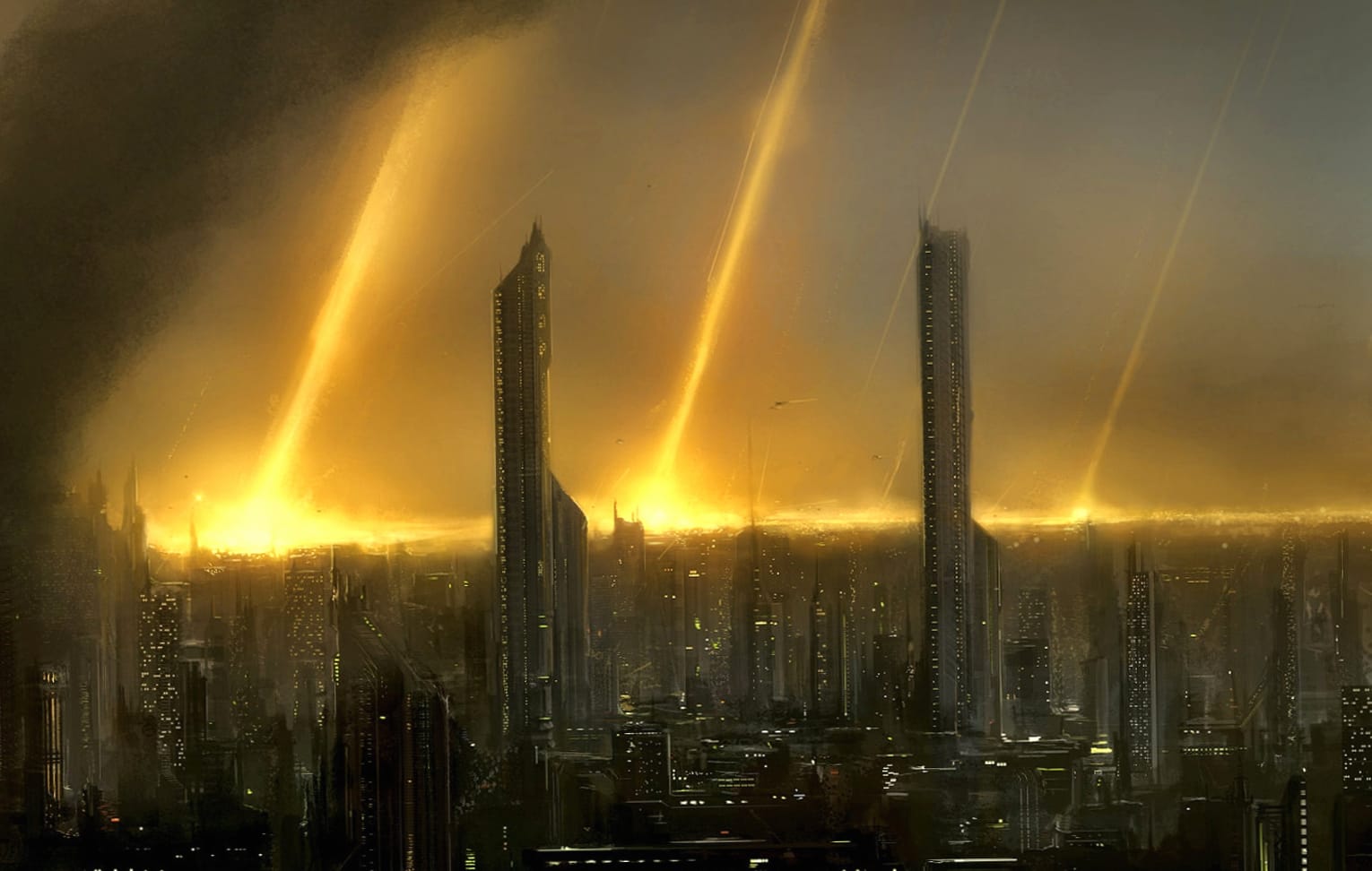 Apocalyptic Sci-Fi City – EVE Online at 2560 x 1440 HD size wallpapers HD quality