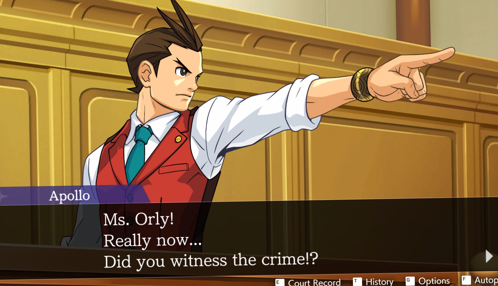 Apollo Justice - Ace Attorney Trilogy Courtroom Scene wallpapers HD quality