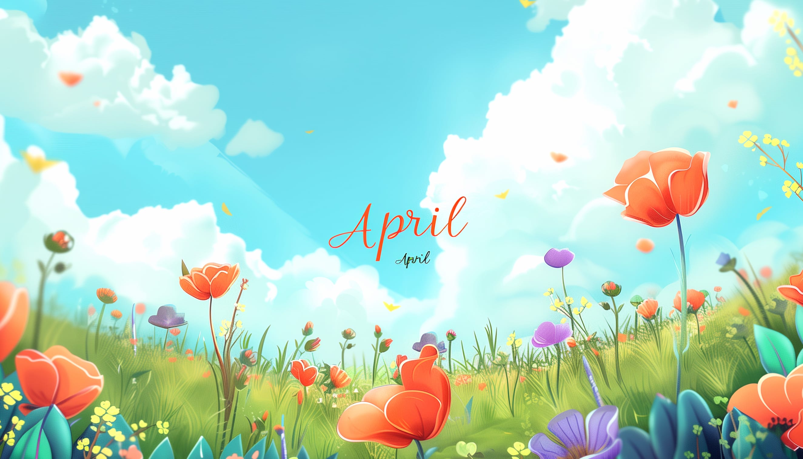 April Spring Flowers Nature wallpapers HD quality