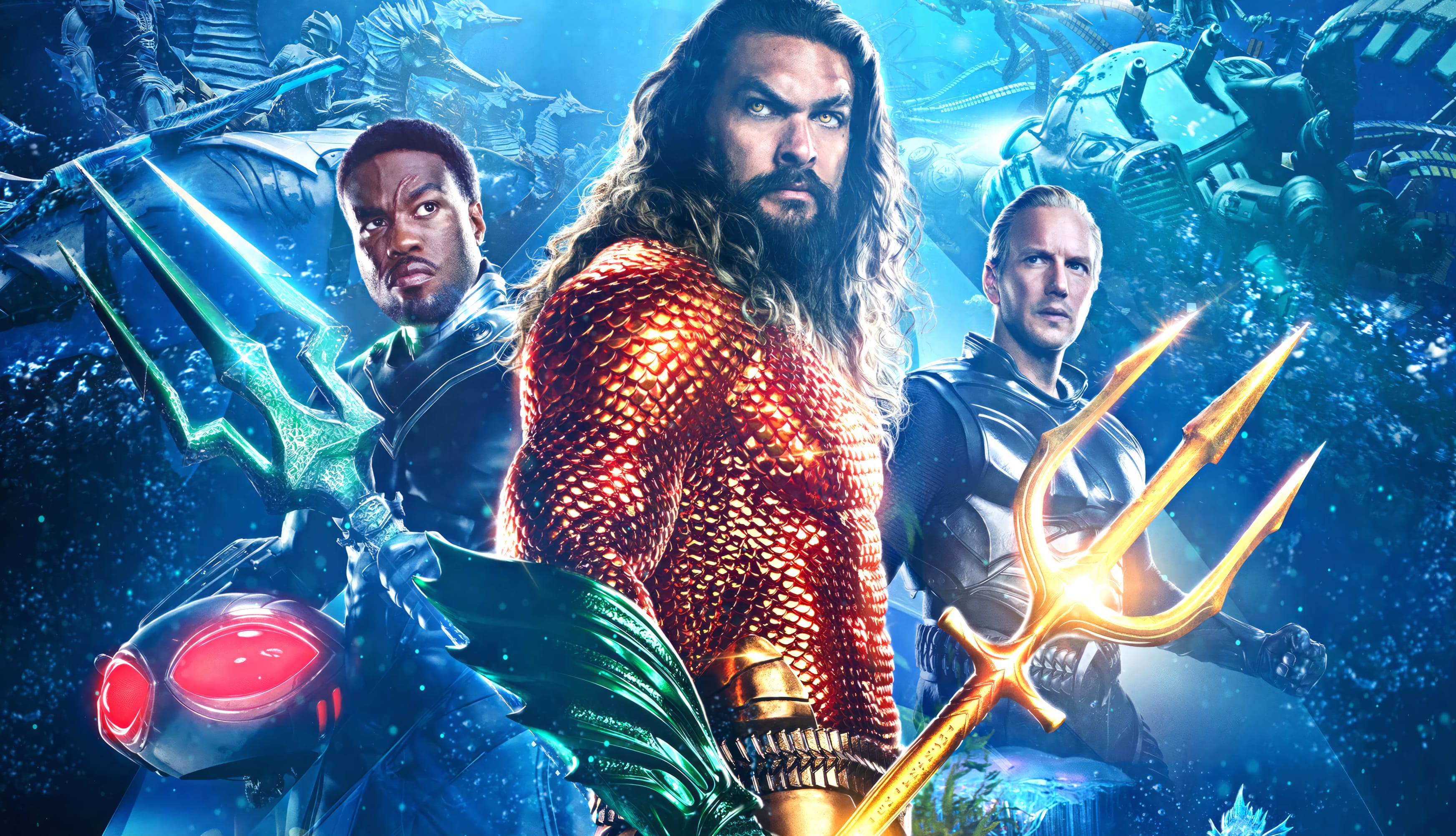 Aquaman and The Lost Kingdom HD Movie Wallpaper at 2048 x 2048 iPad size wallpapers HD quality