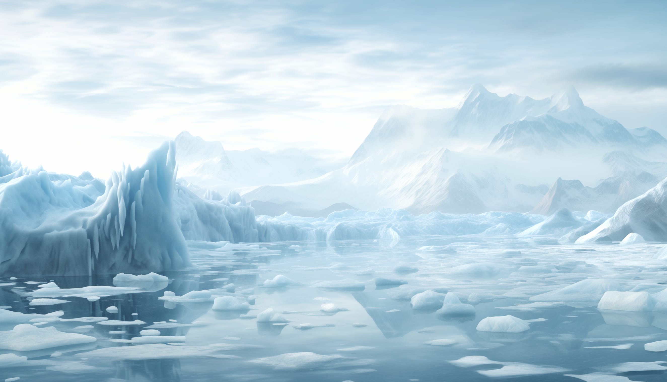 Arctic Glacier Ice at 2048 x 2048 iPad size wallpapers HD quality