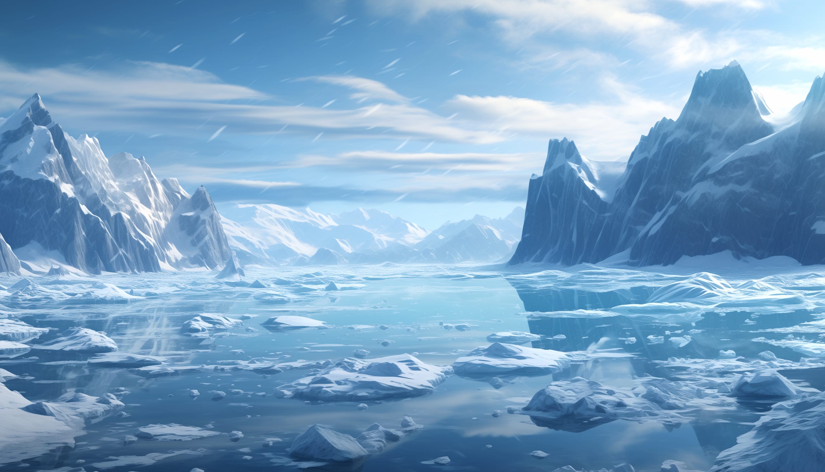 Arctic Glacier Ice Snow at 750 x 1334 iPhone 6 size wallpapers HD quality