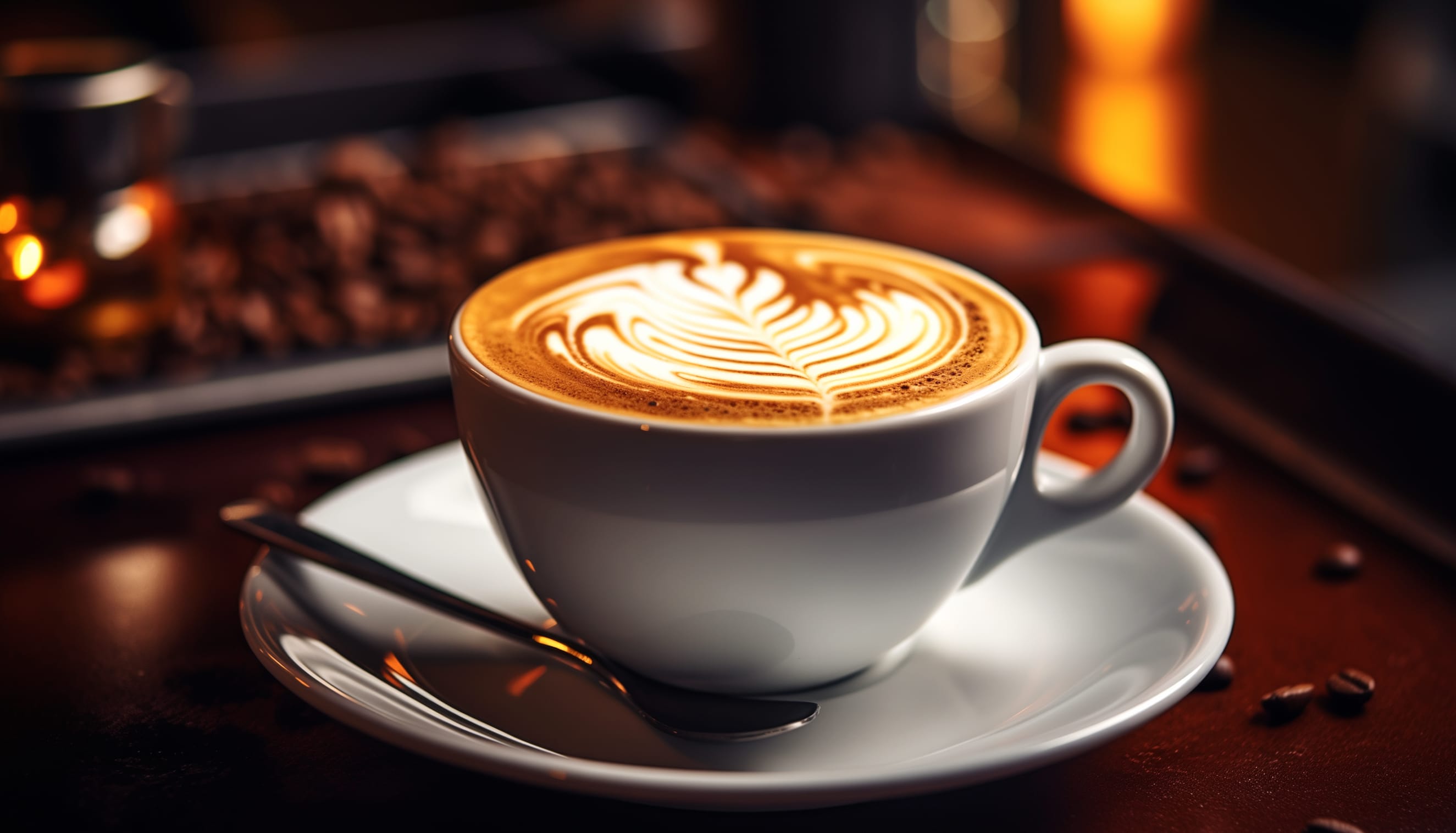 Artistic Cappuccino Coffee wallpapers HD quality