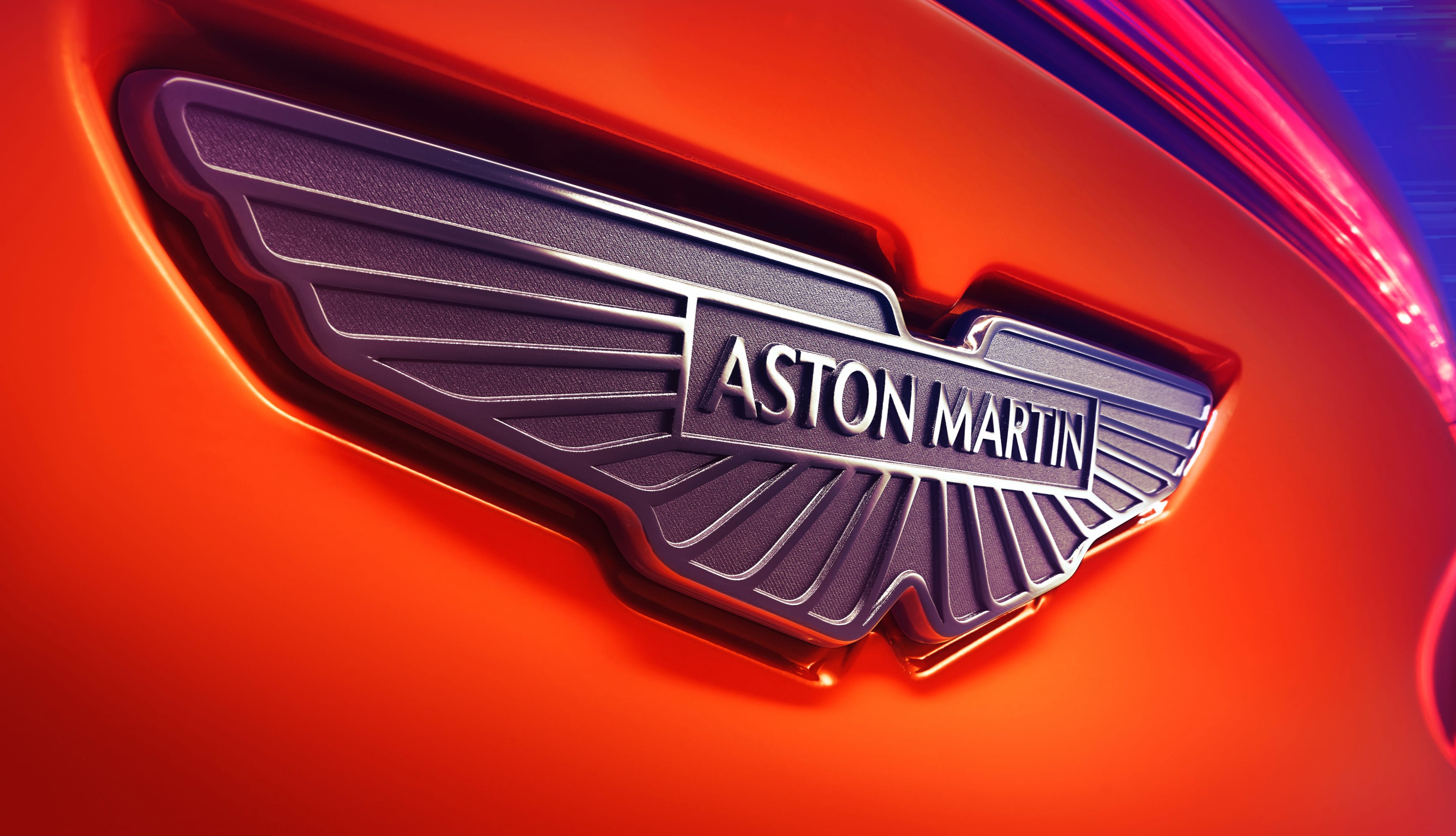 Aston Martin DBX707 Logo at 320 x 480 iPhone size wallpapers HD quality