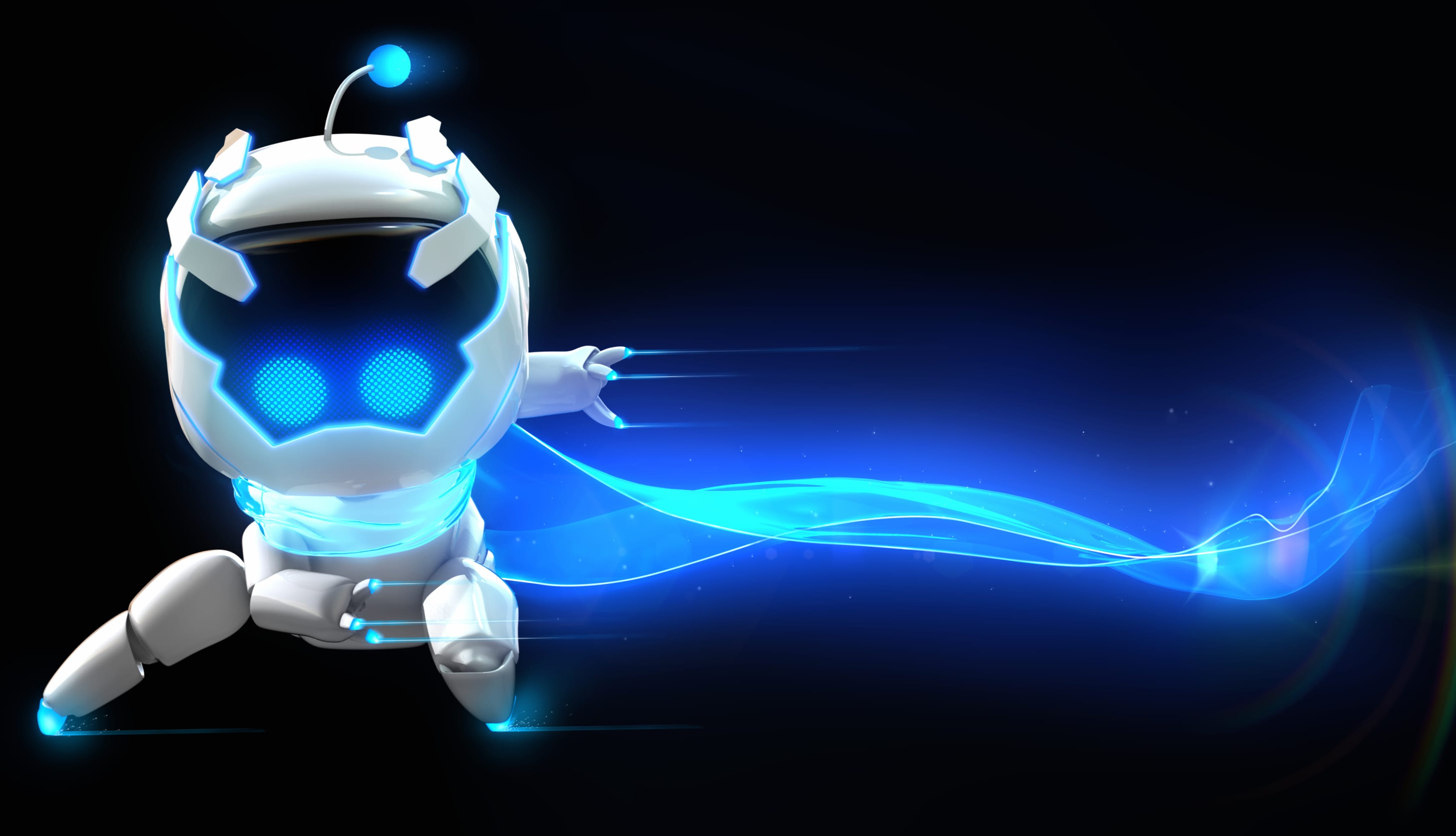 Astro Bot Black background at 1680 x 945 HD size wallpapers HD quality