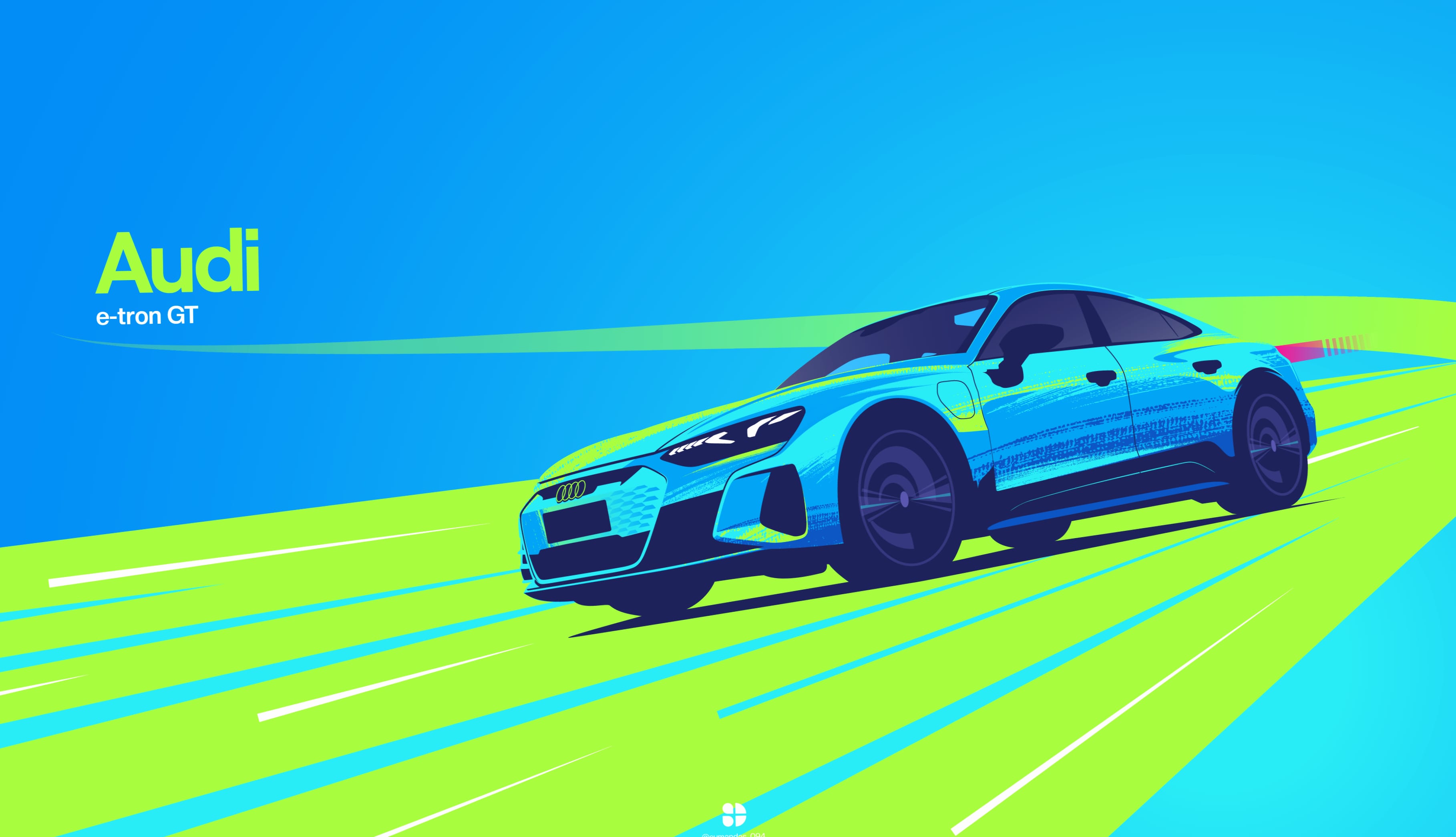 Audi etron GT art wallpapers HD quality