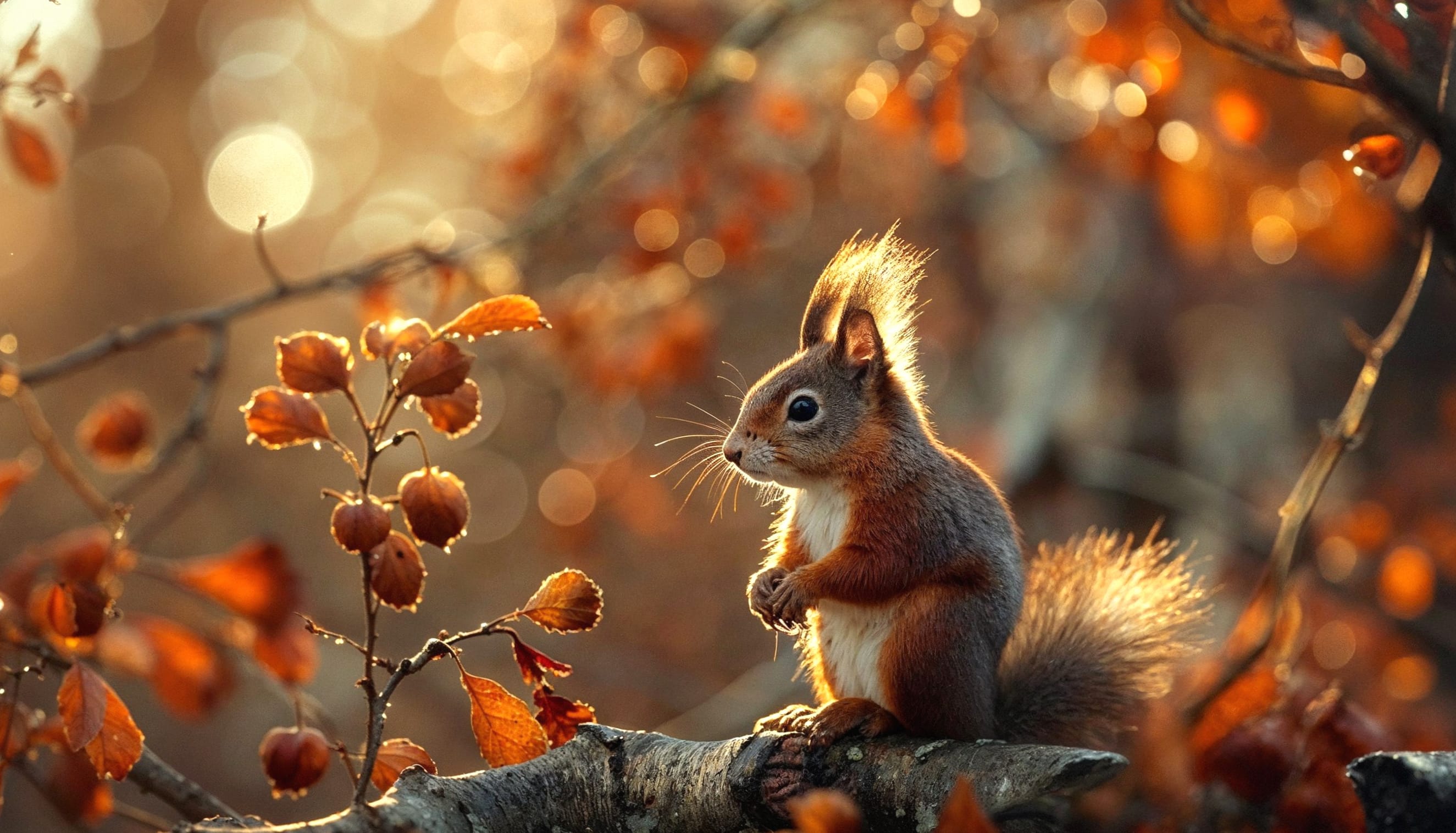 Autumn Squirrel wallpapers HD quality