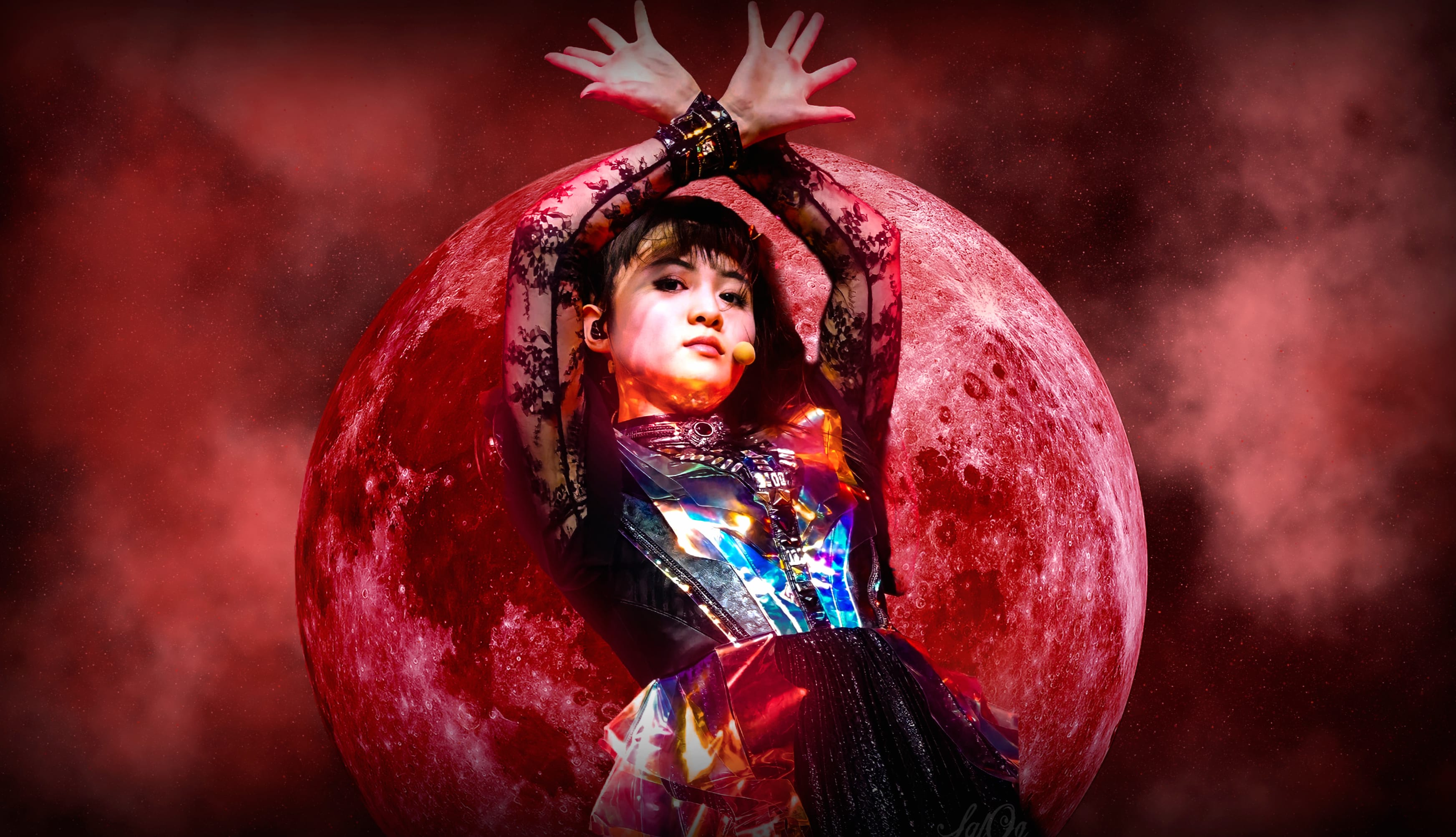 BABYMETAL Moametal 2023 - RedMoon at 640 x 960 iPhone 4 size wallpapers HD quality