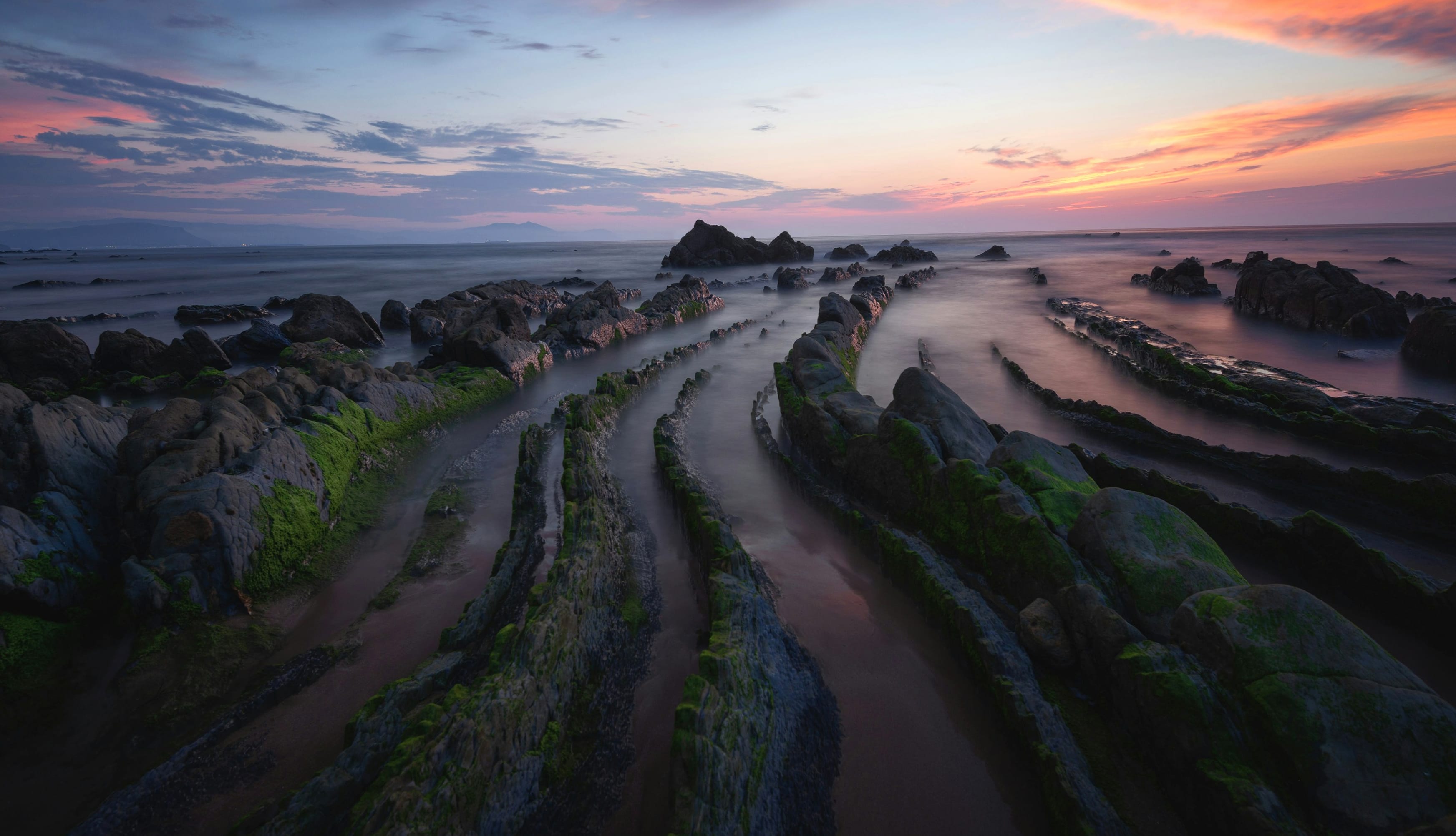 Barrika Beach Sunset wallpapers HD quality