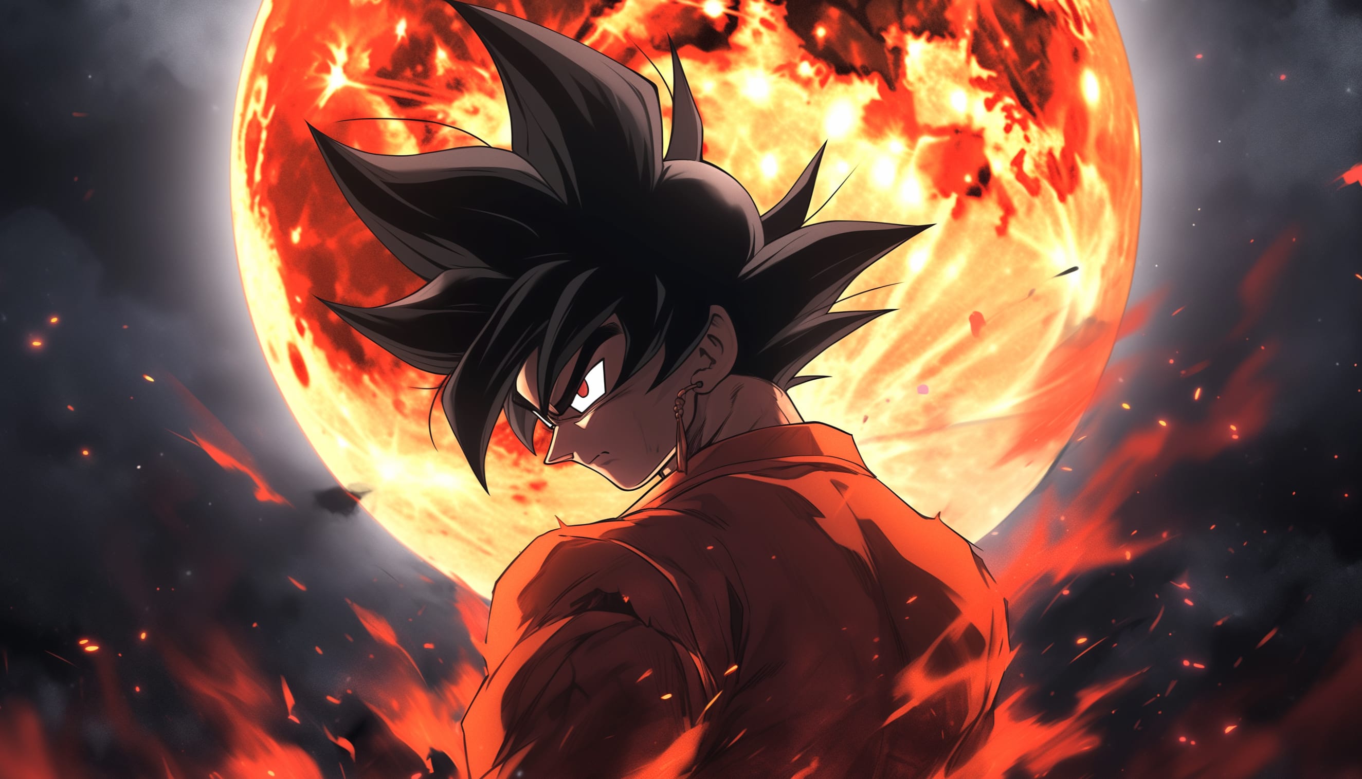 Black Goku - Dragon Ball Super Art wallpapers HD quality