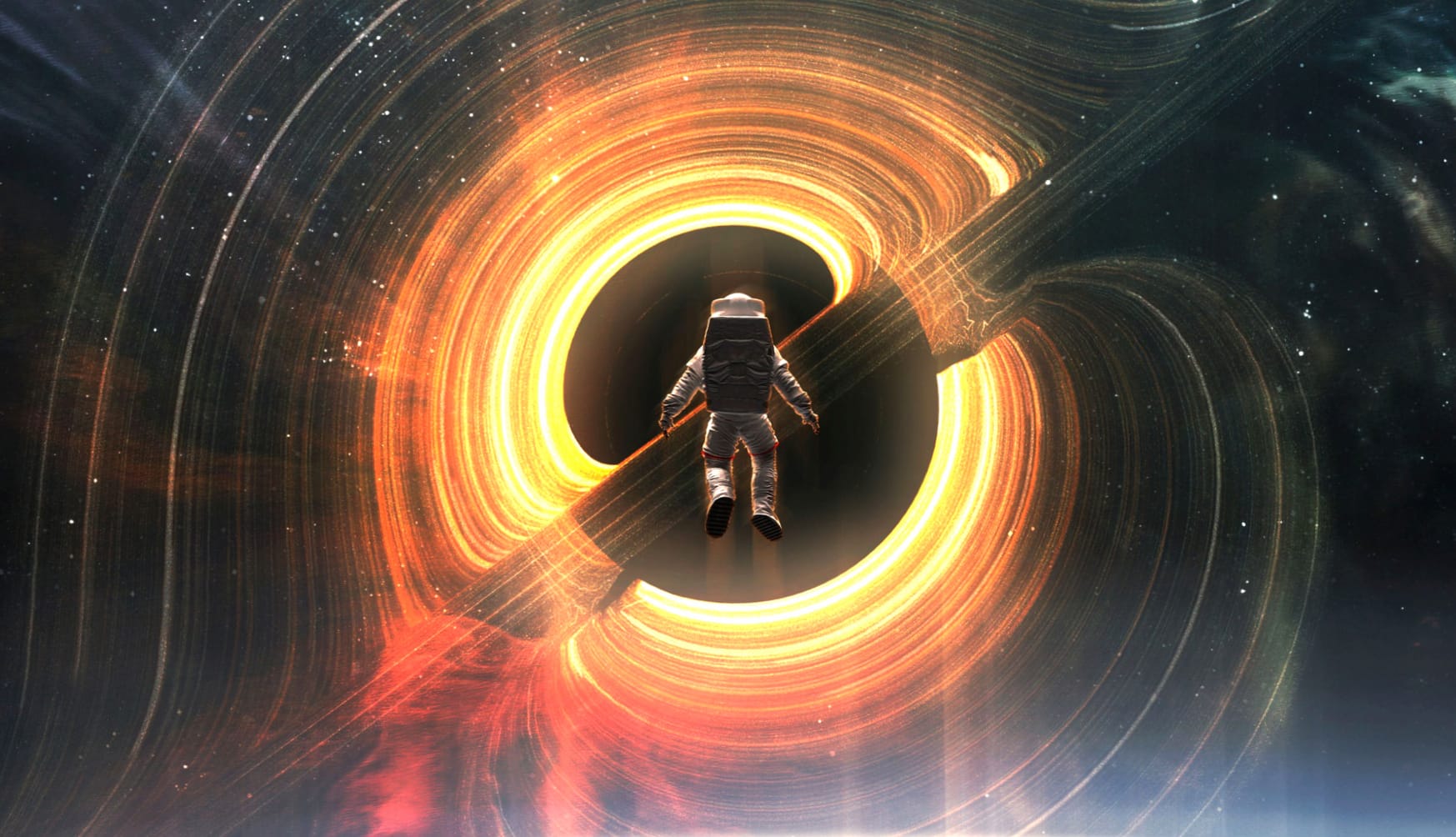 Black Hole Sci Fi Astronaut at 750 x 1334 iPhone 6 size wallpapers HD quality