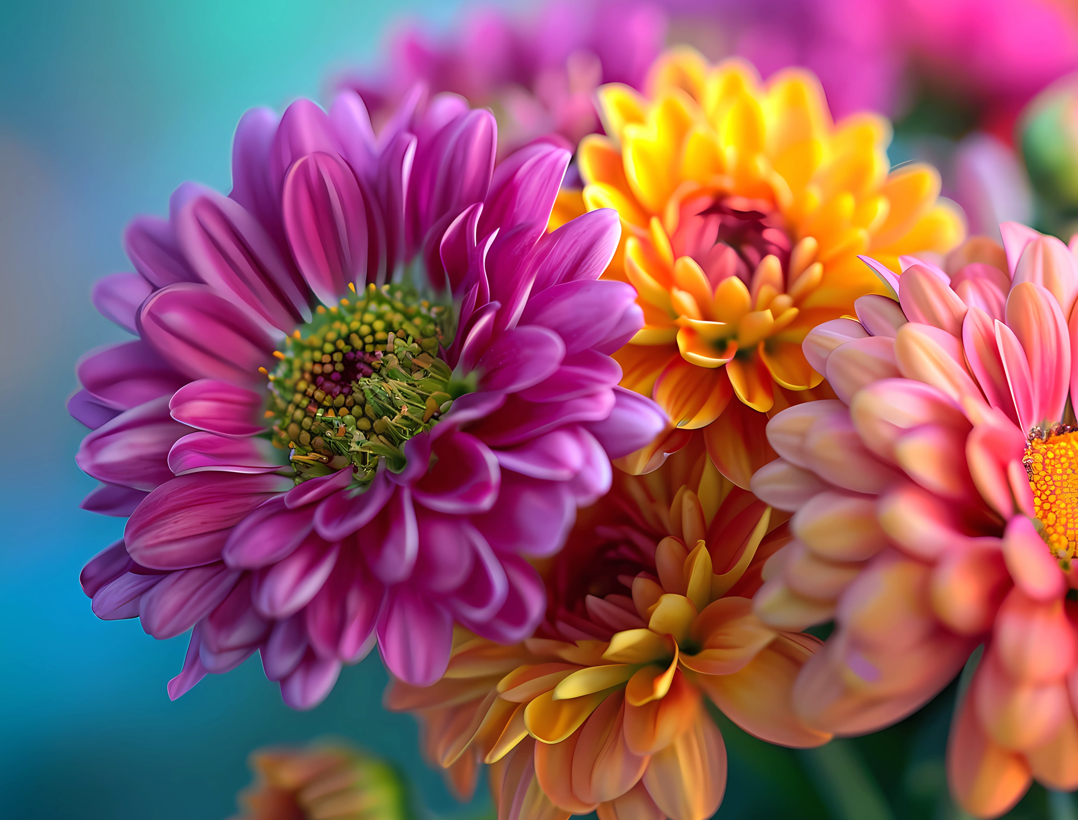 Blooming flowers 3 wallpapers HD quality