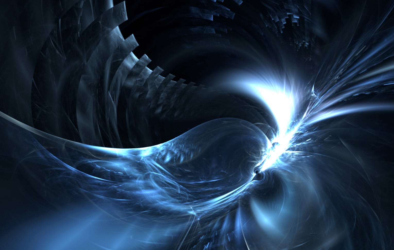 Blue Abyss Abstract CGI wallpapers HD quality