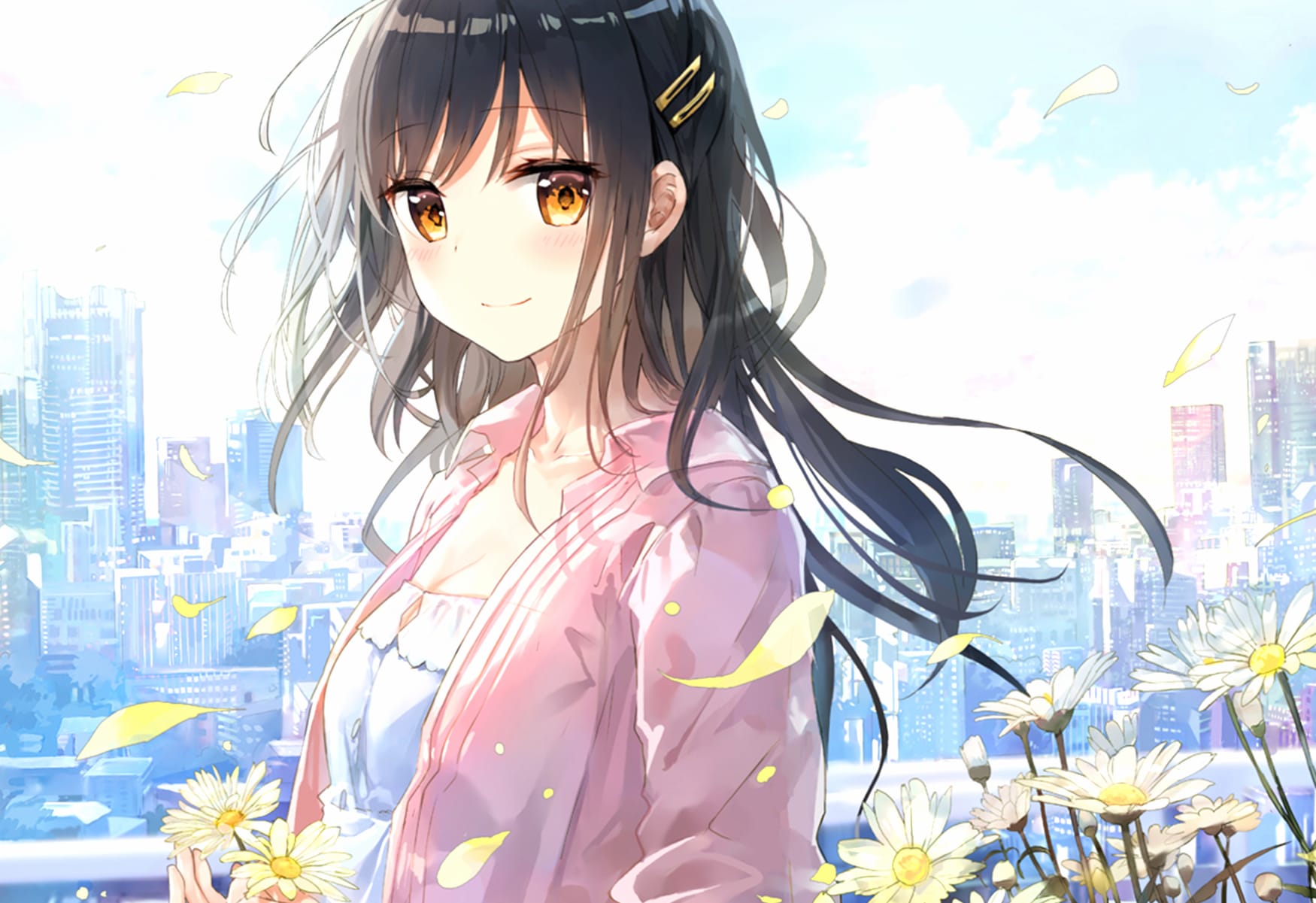 Blushing City Bloom - Anime wallpapers HD quality