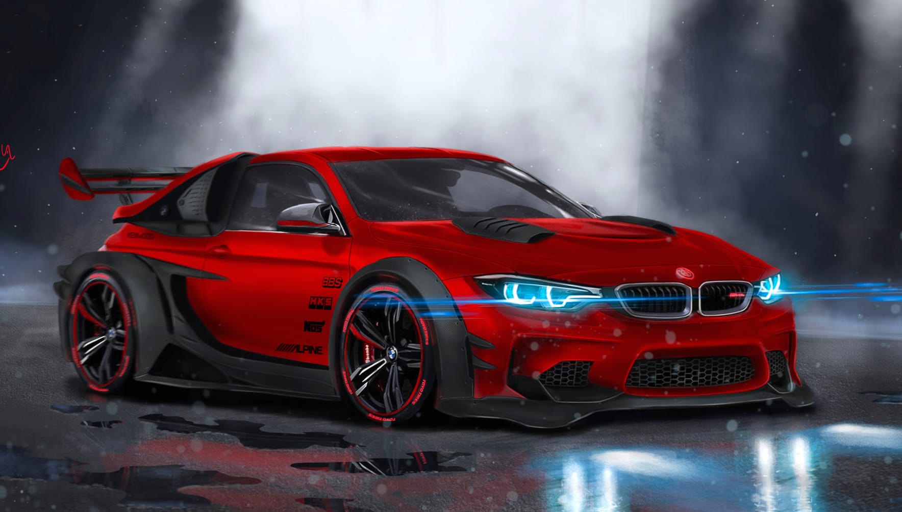 BMW M4 Tuning at 1536 x 864 HD size wallpapers HD quality