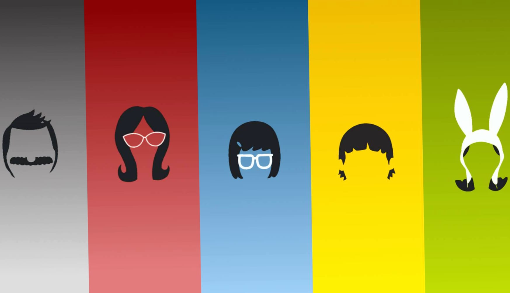 Bobs-Burgers-Characters-Wallpaper-HD-Background at 320 x 480 iPhone size wallpapers HD quality