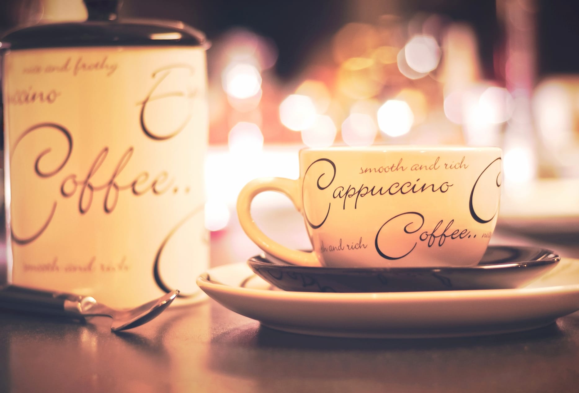 Bokeh Cup Food Coffee wallpapers HD quality