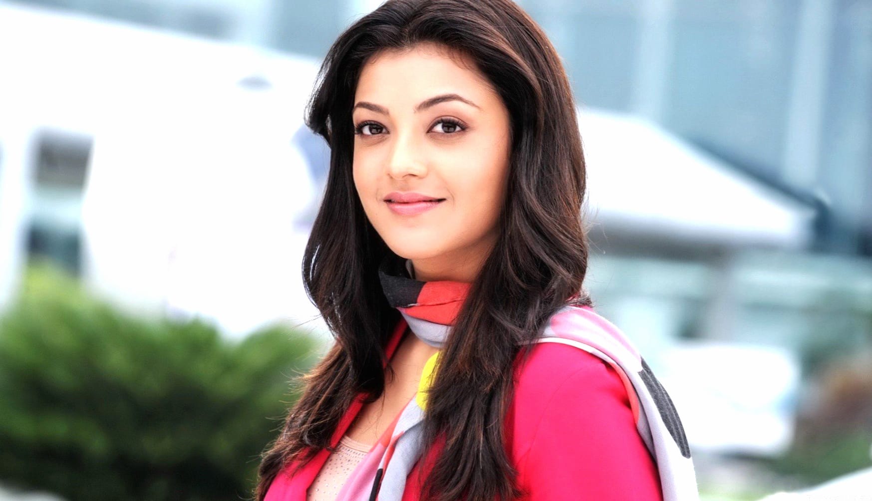 Bollywood Celebrity Kajal Aggarwal at 1366 x 768 HD size wallpapers HD quality