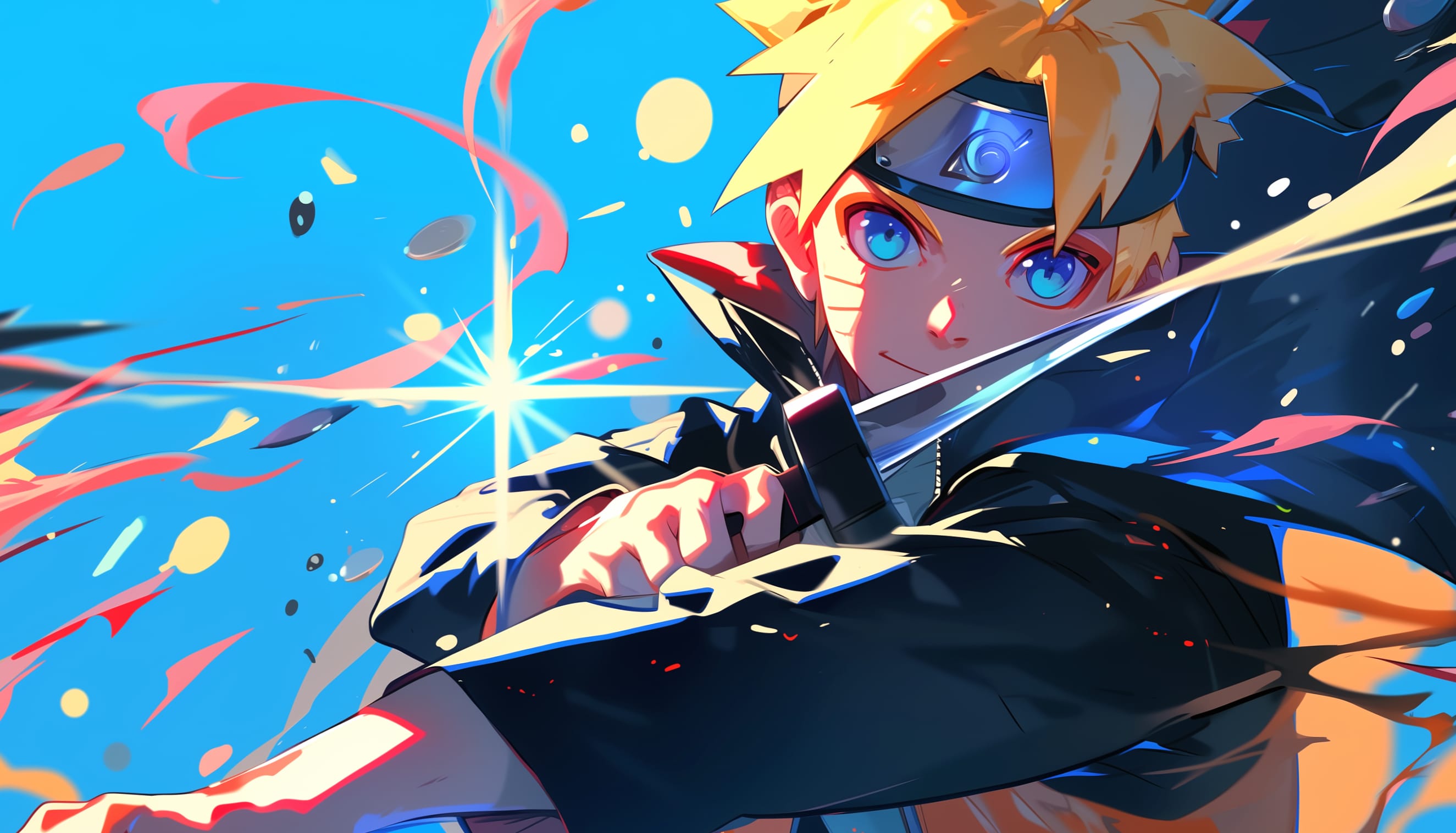 Boruto Uzumaki in Action at 1024 x 768 size wallpapers HD quality