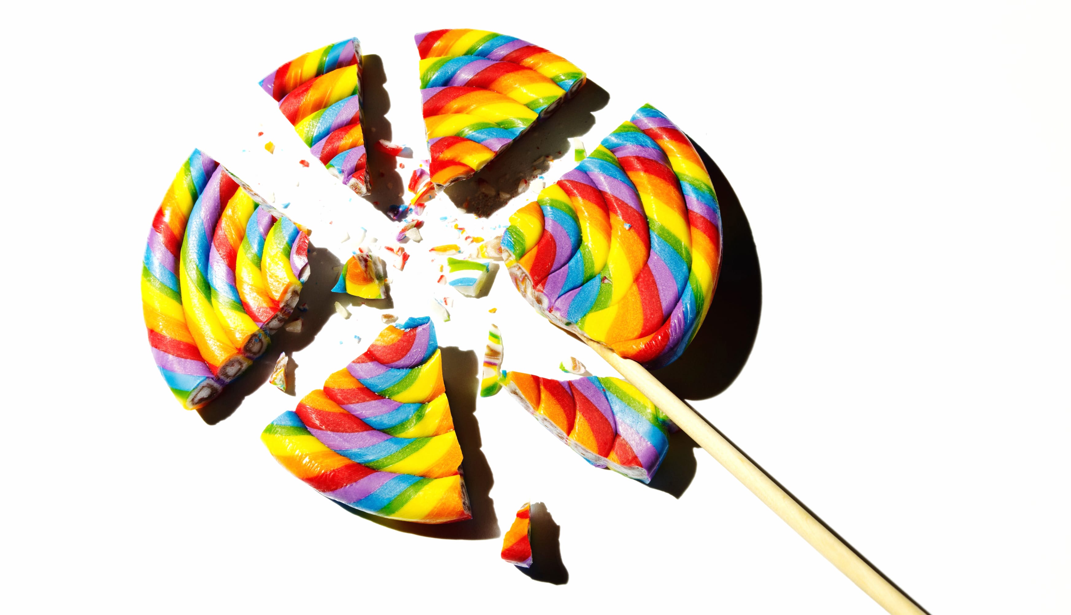 Broken Rainbow Lollipop wallpapers HD quality