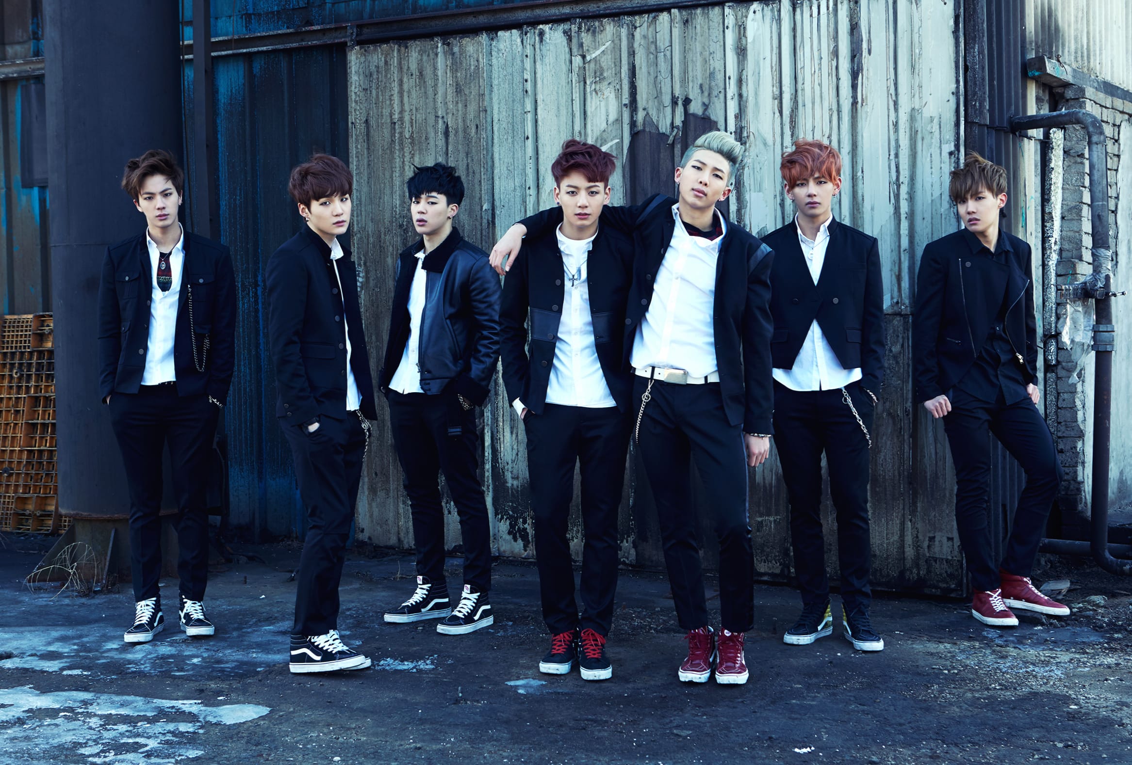 BTS Group at 1600 x 900 HD size wallpapers HD quality