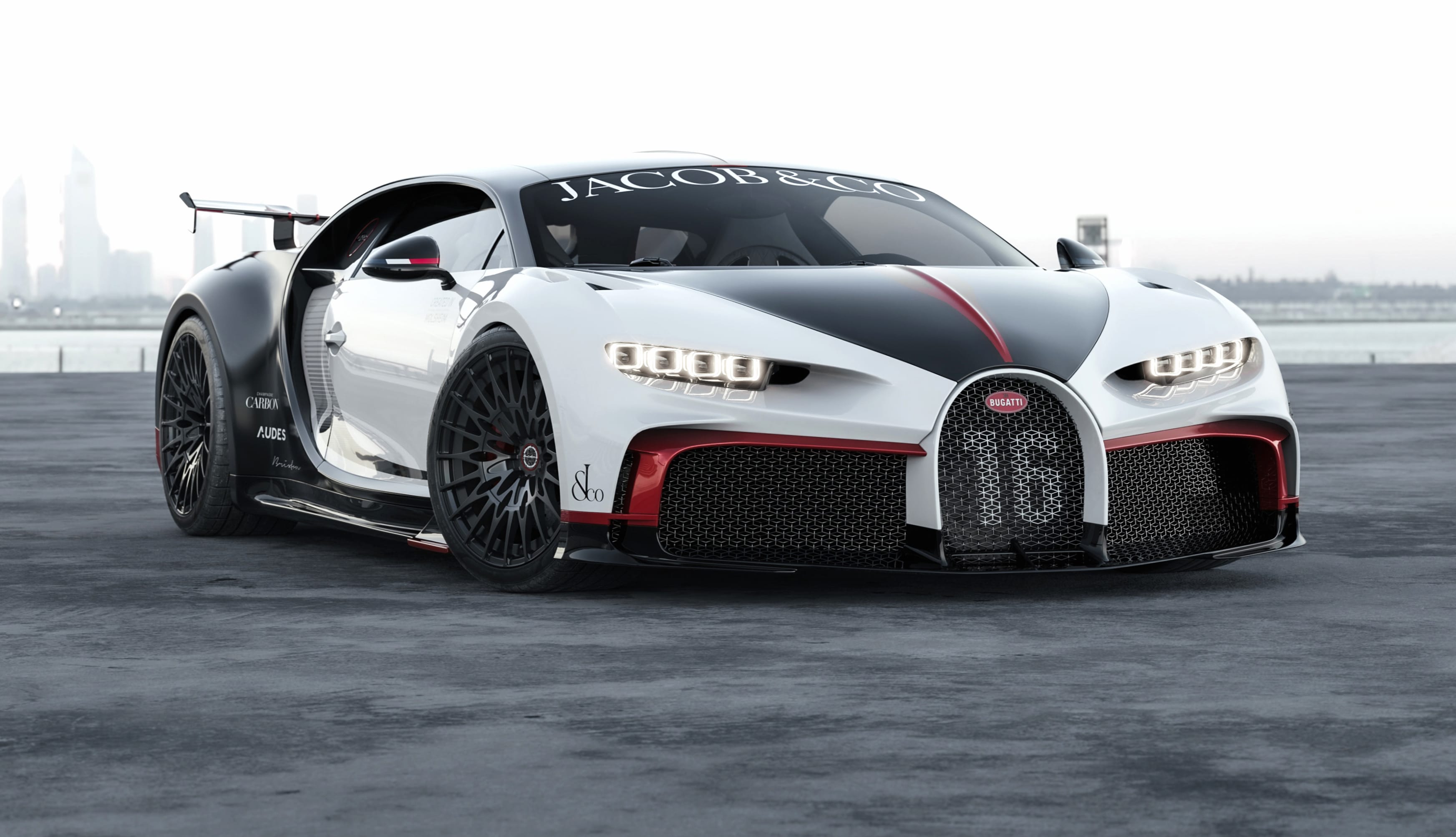 Bugatti Chiron Pur Sport Custom at 1366 x 768 HD size wallpapers HD quality