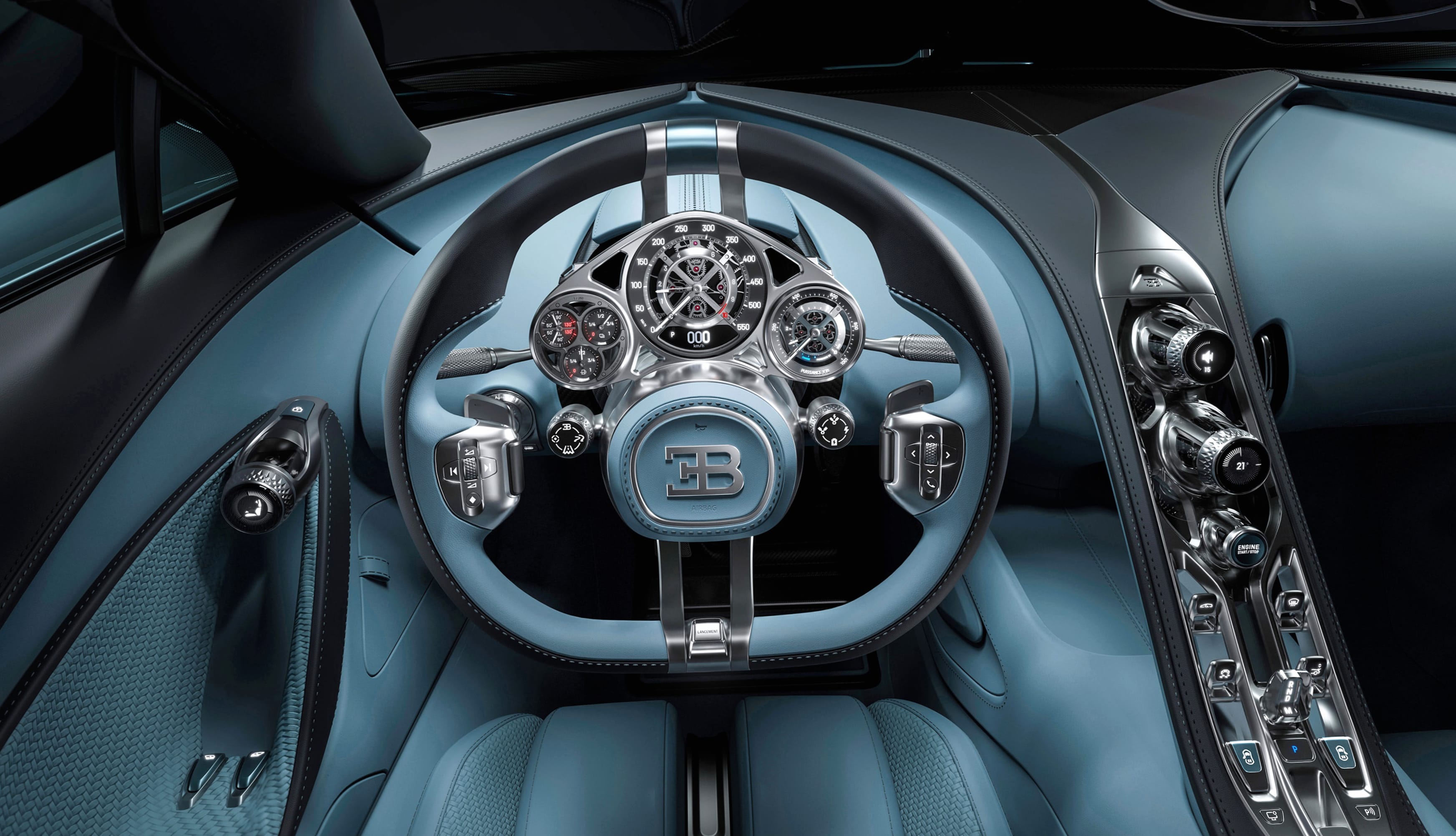 Bugatti Tourbillon Cockpit at 1600 x 1200 size wallpapers HD quality