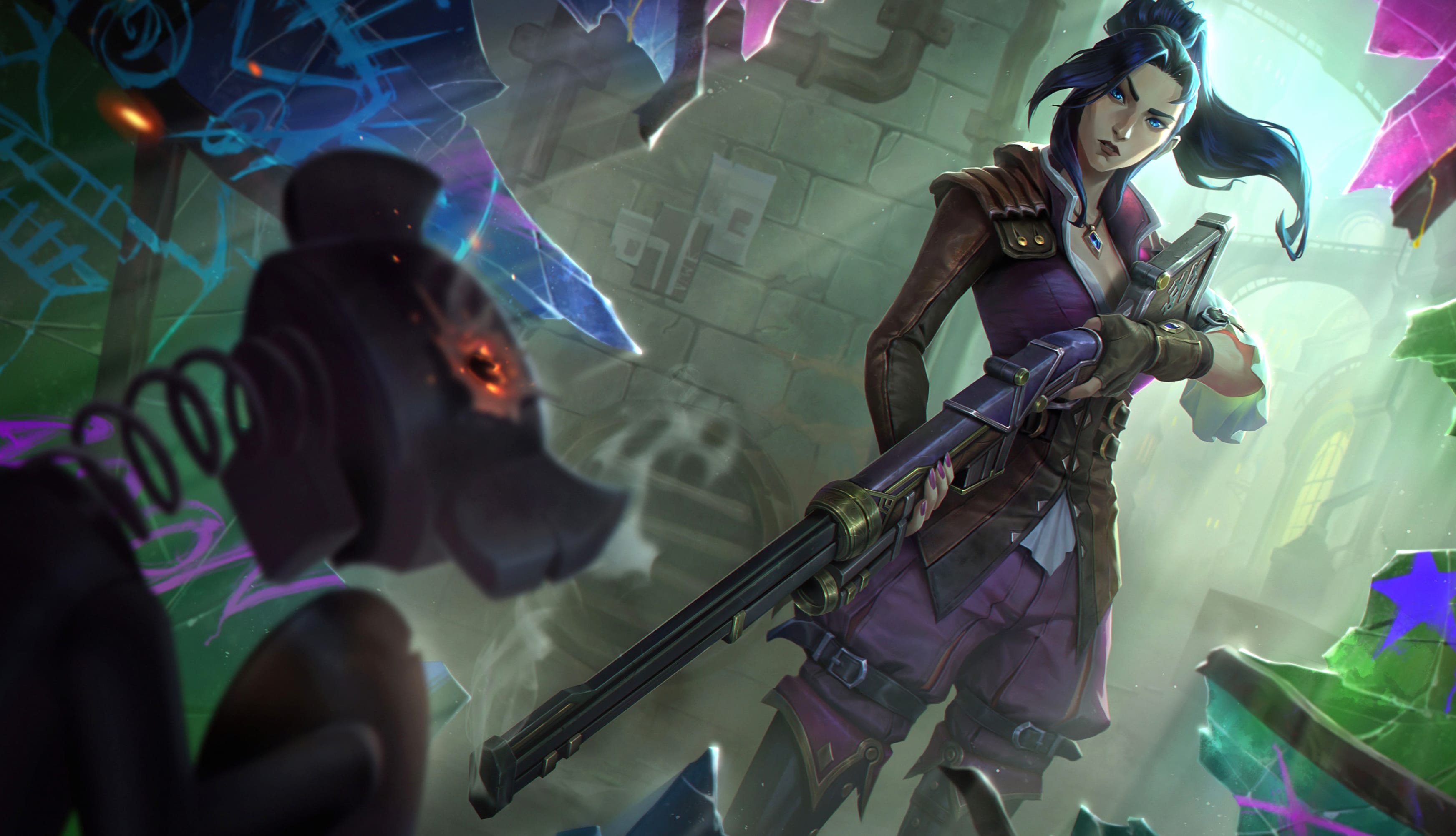 Caitlyn (LoL) Arcane League of Legends wallpapers HD quality