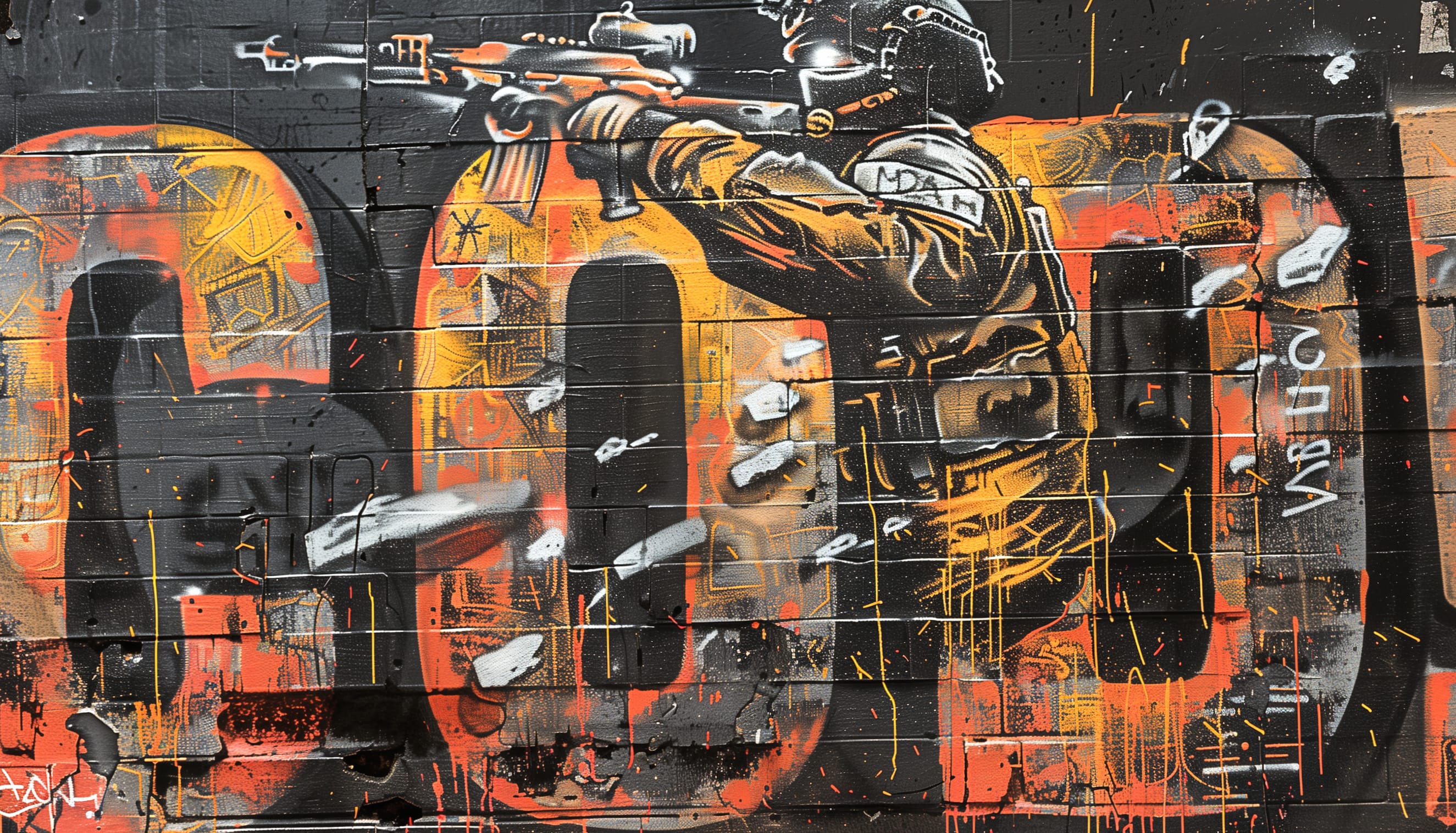 Call of Duty Urban Art for Gamers at 320 x 480 iPhone size wallpapers HD quality