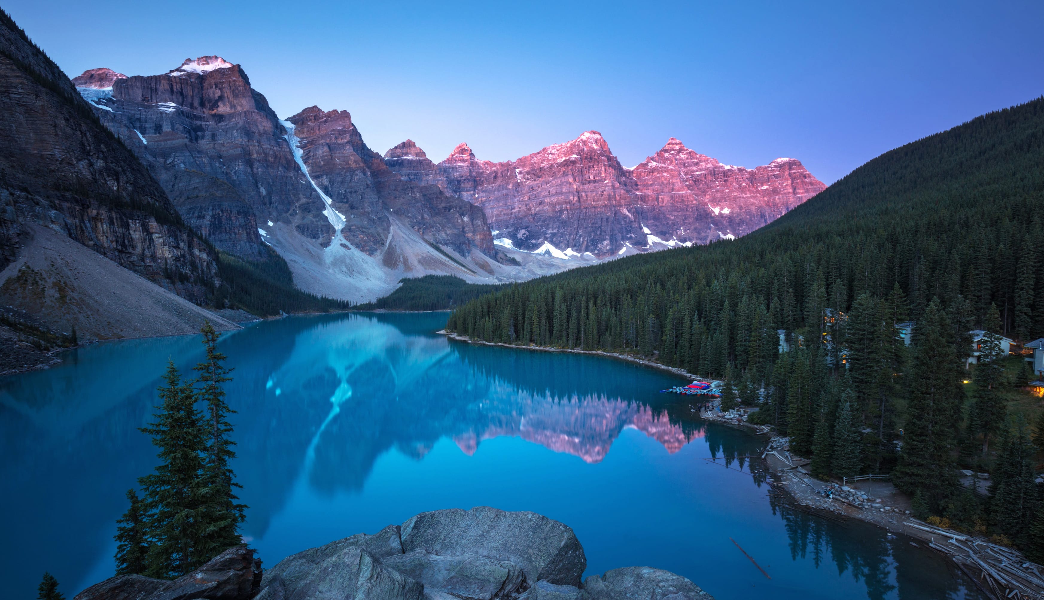 Canadian Rockies Moraine Lake wallpapers HD quality