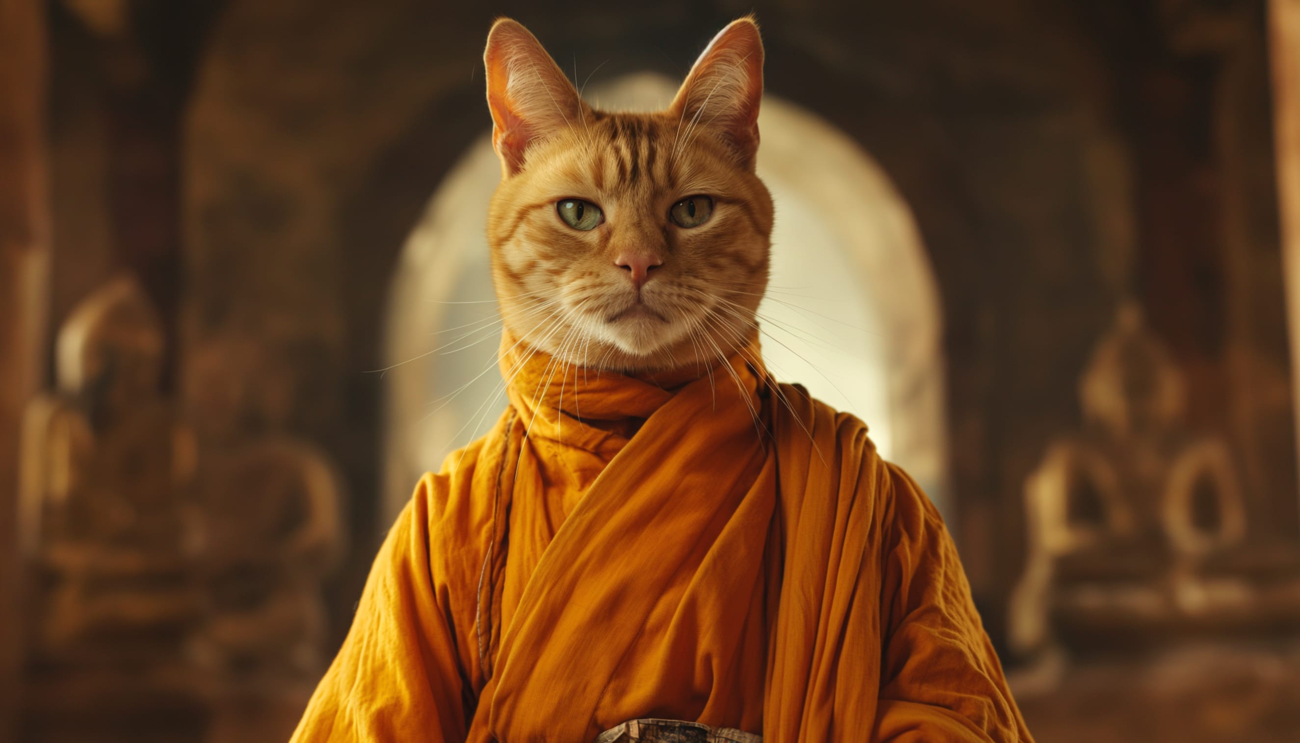 Cat Monk wallpapers HD quality