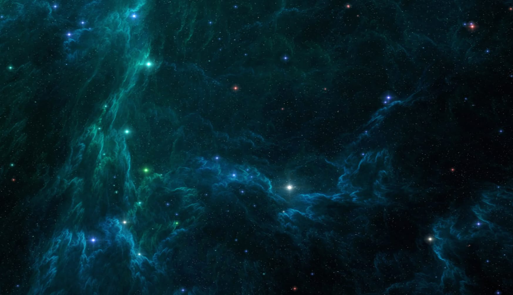 Celestial Blue Nebula at 1366 x 768 HD size wallpapers HD quality