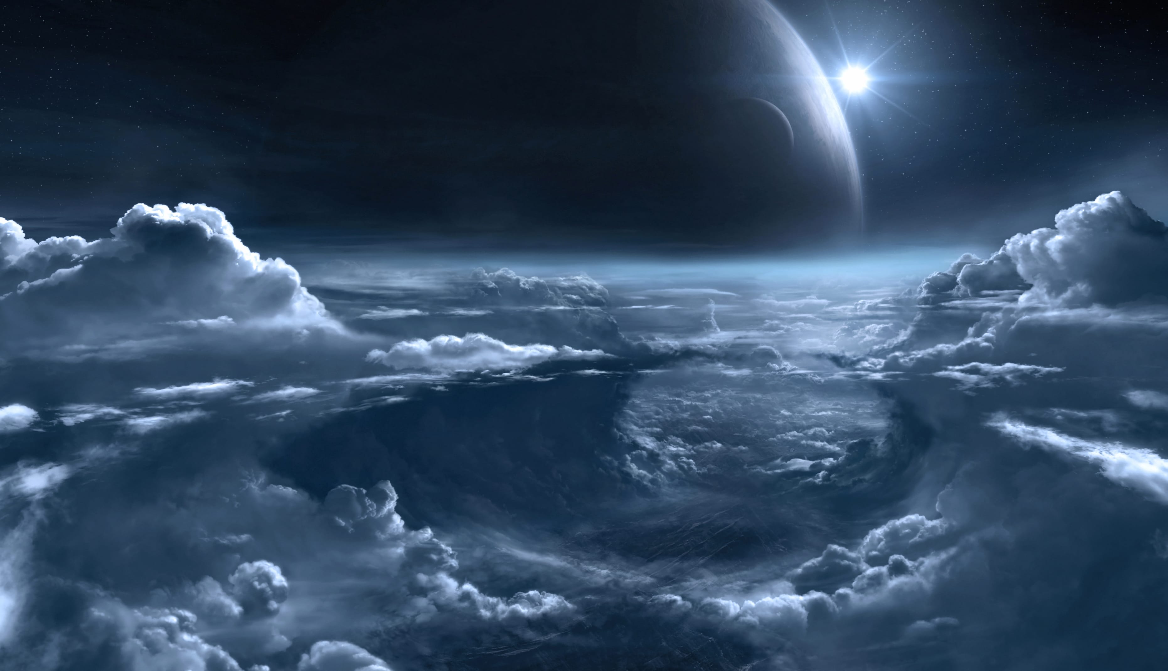 Celestial Clouds HD Sci-Fi Wallpaper wallpapers HD quality