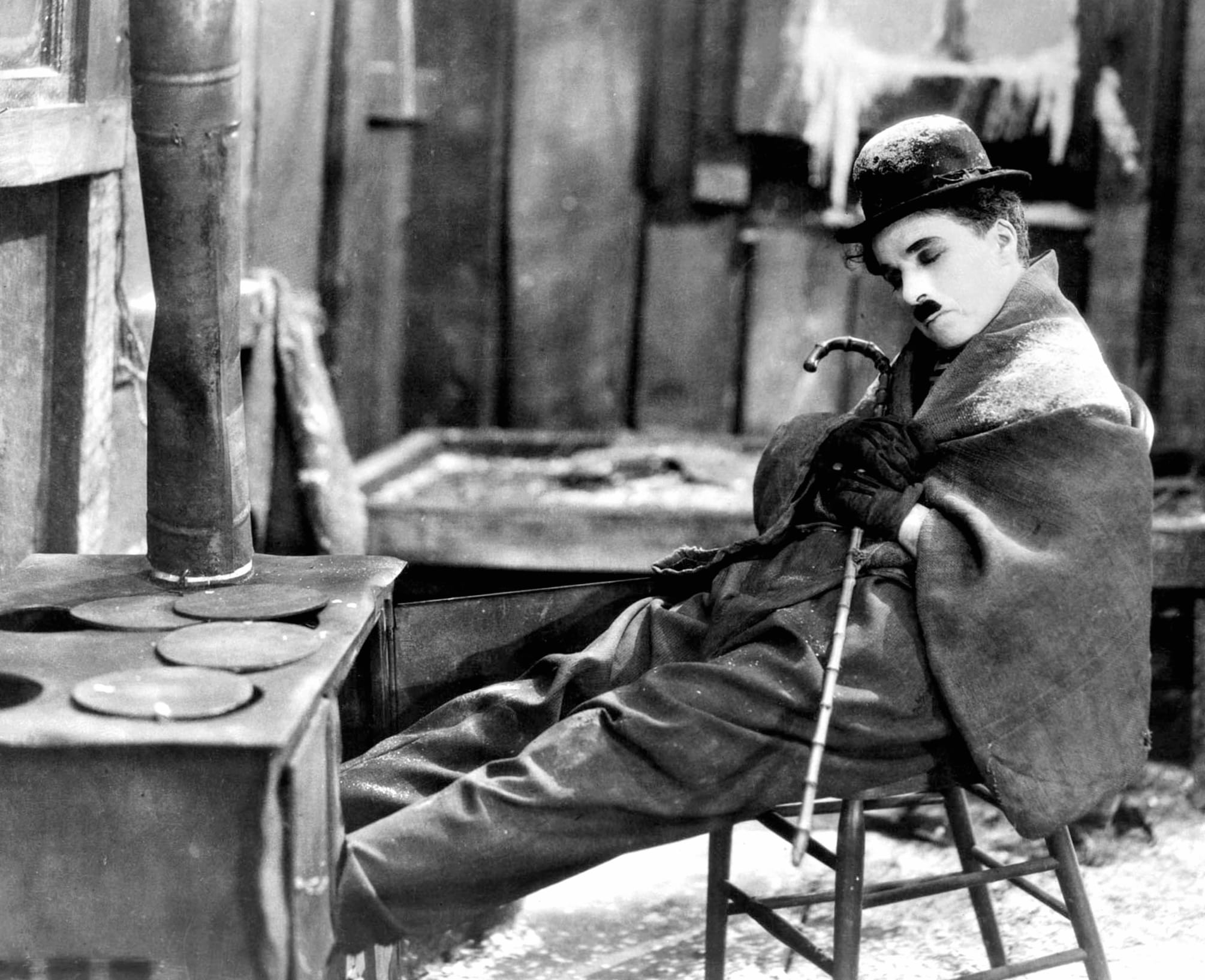 Charlie Chaplin in The Gold Rush - wallpapers HD quality