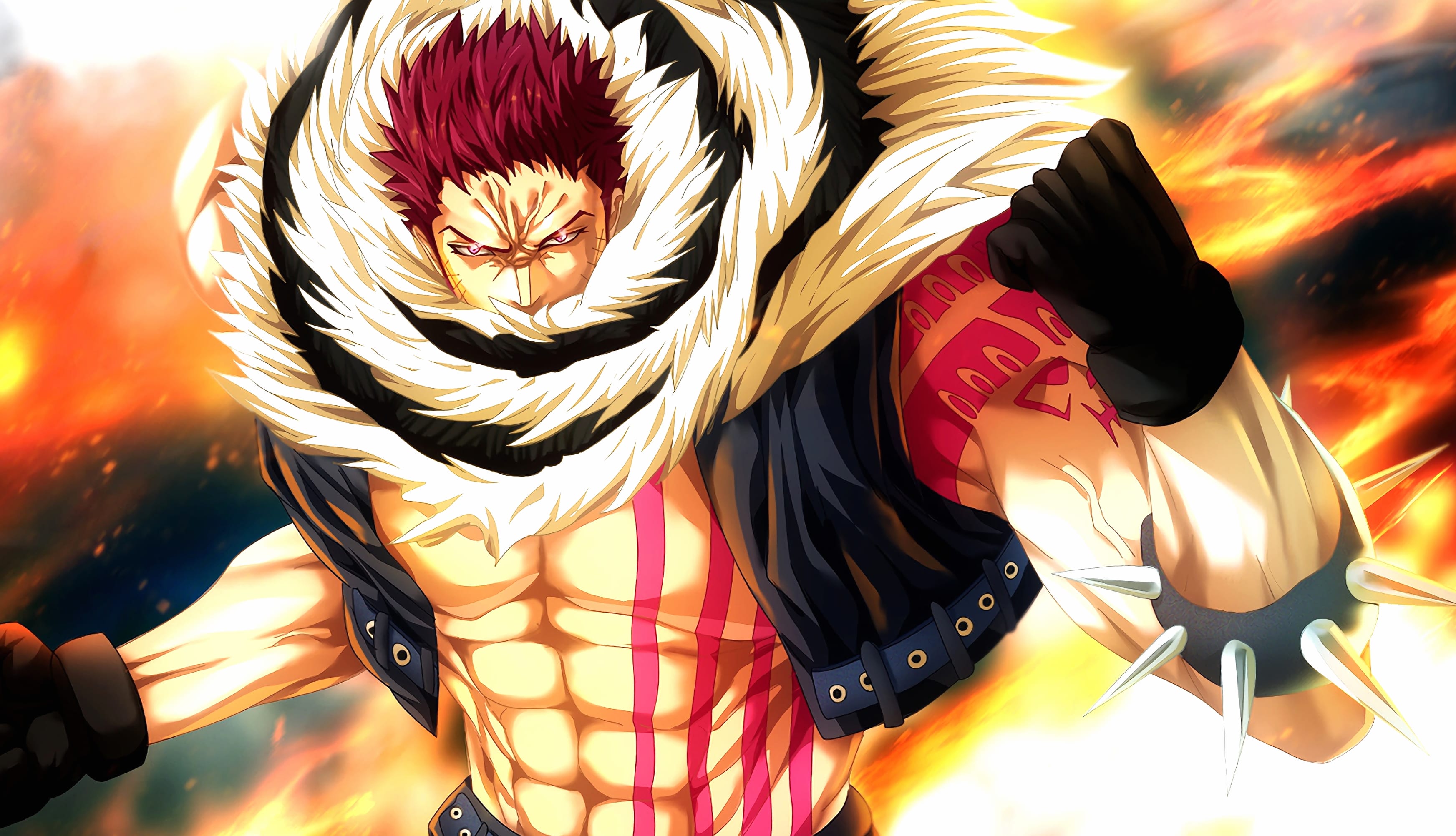 Charlotte Katakuri - One Piece Anime Art at 320 x 480 iPhone size wallpapers HD quality