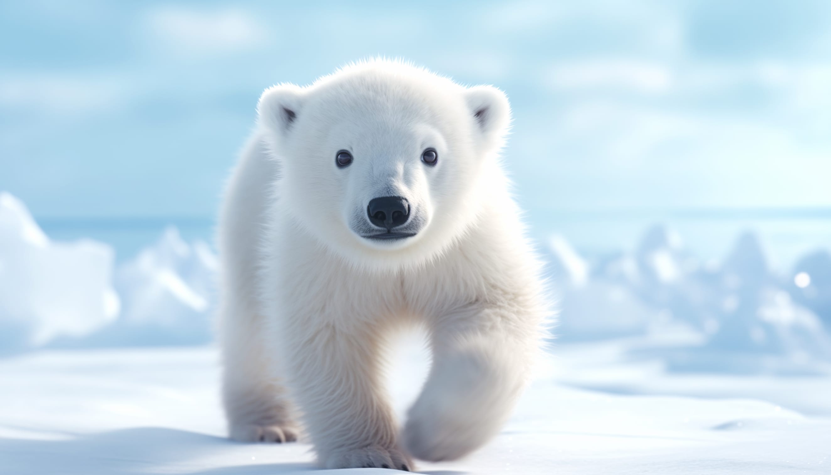 Charming Polar Bear Cub wallpapers HD quality