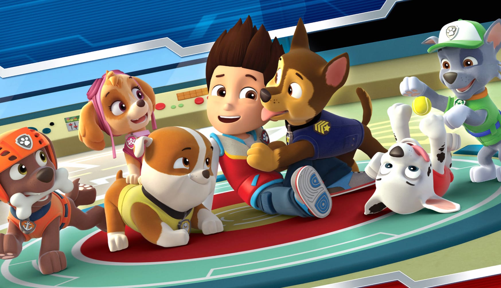 Chase and Rubble Paw Patrol at 750 x 1334 iPhone 6 size wallpapers HD quality