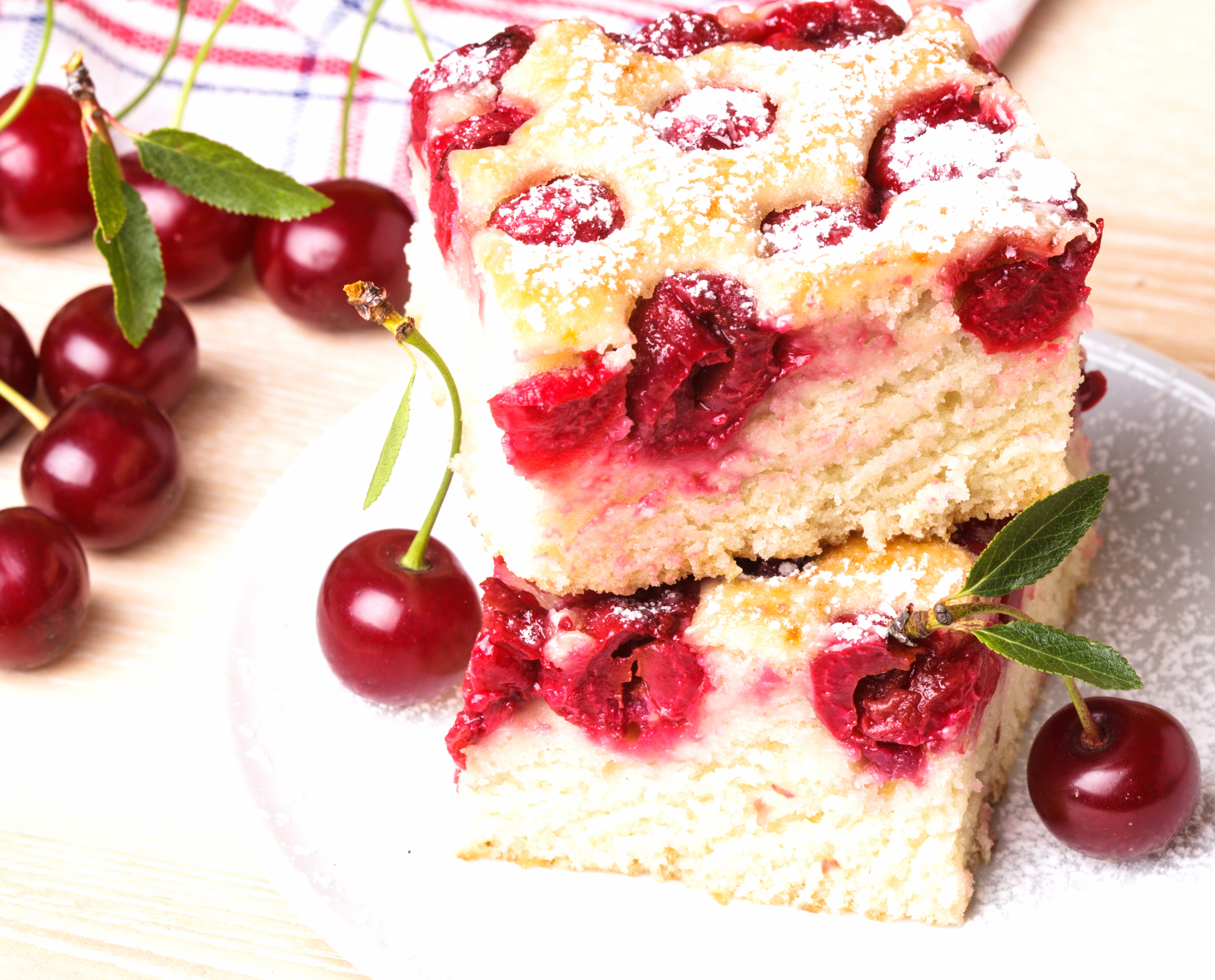 Cherry Pastry Food Dessert at 750 x 1334 iPhone 6 size wallpapers HD quality