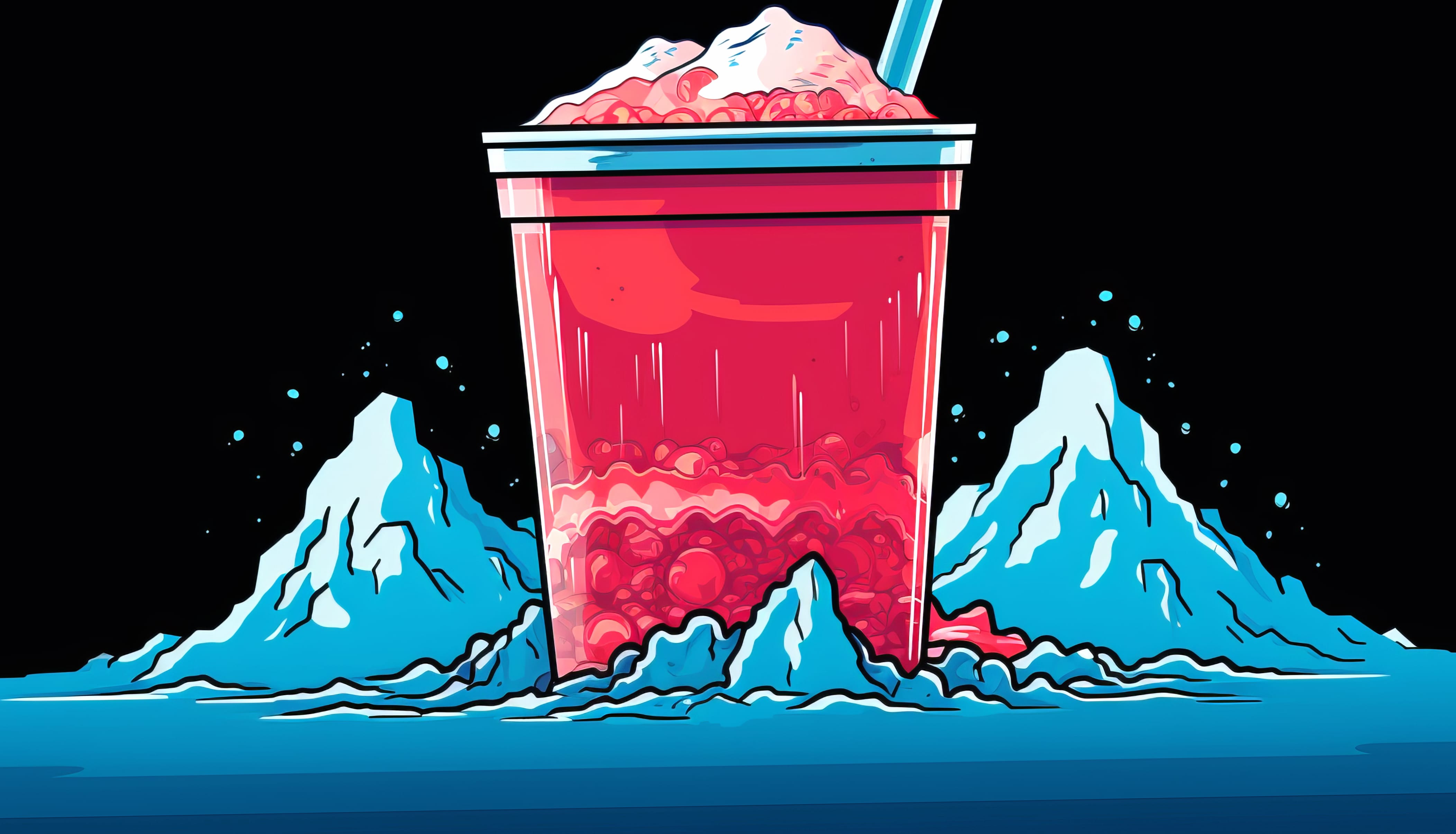 Chilled Slurpee Bliss - Cool wallpapers HD quality