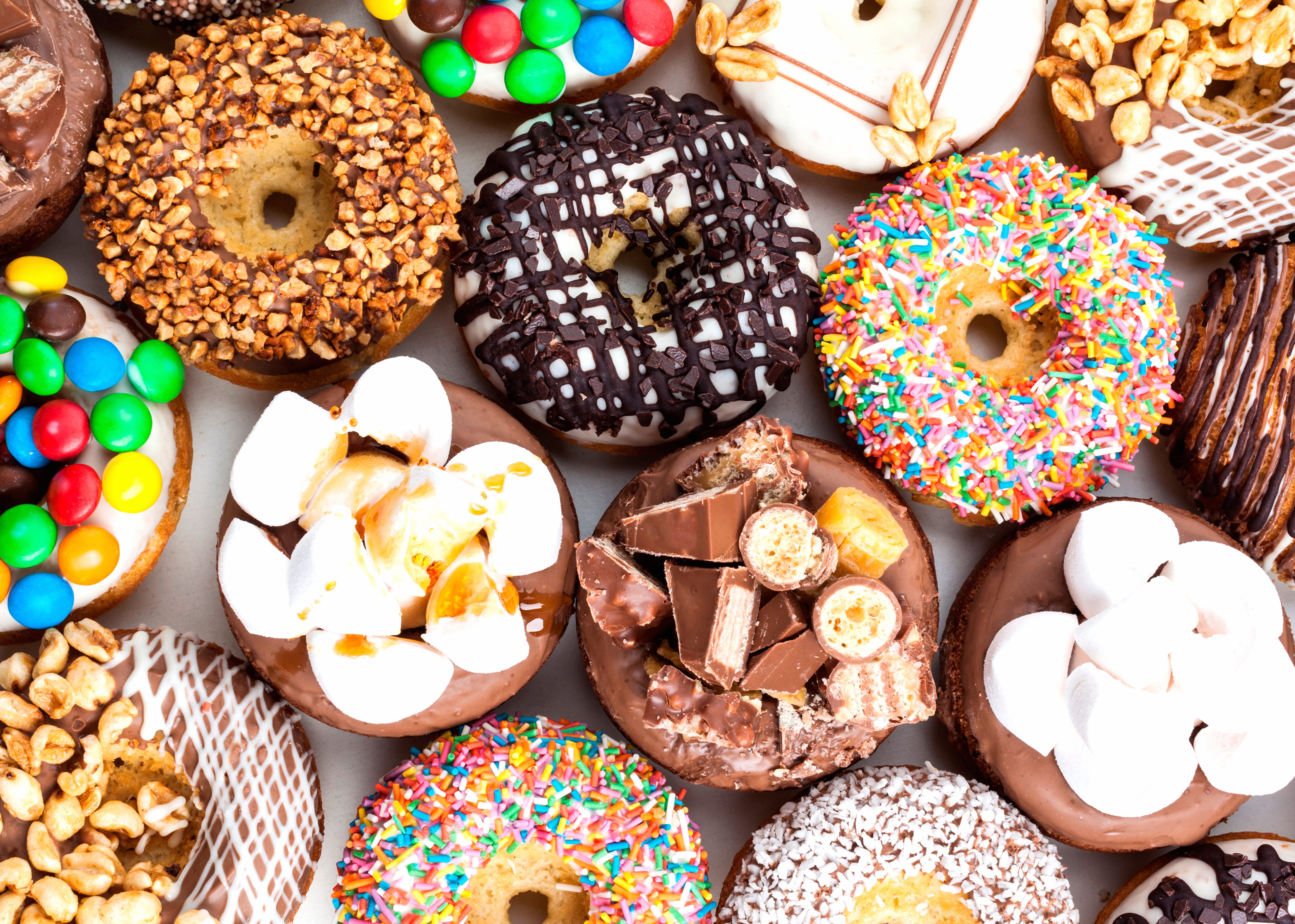 Chocolate Candy Sweets Food Doughnut wallpapers HD quality