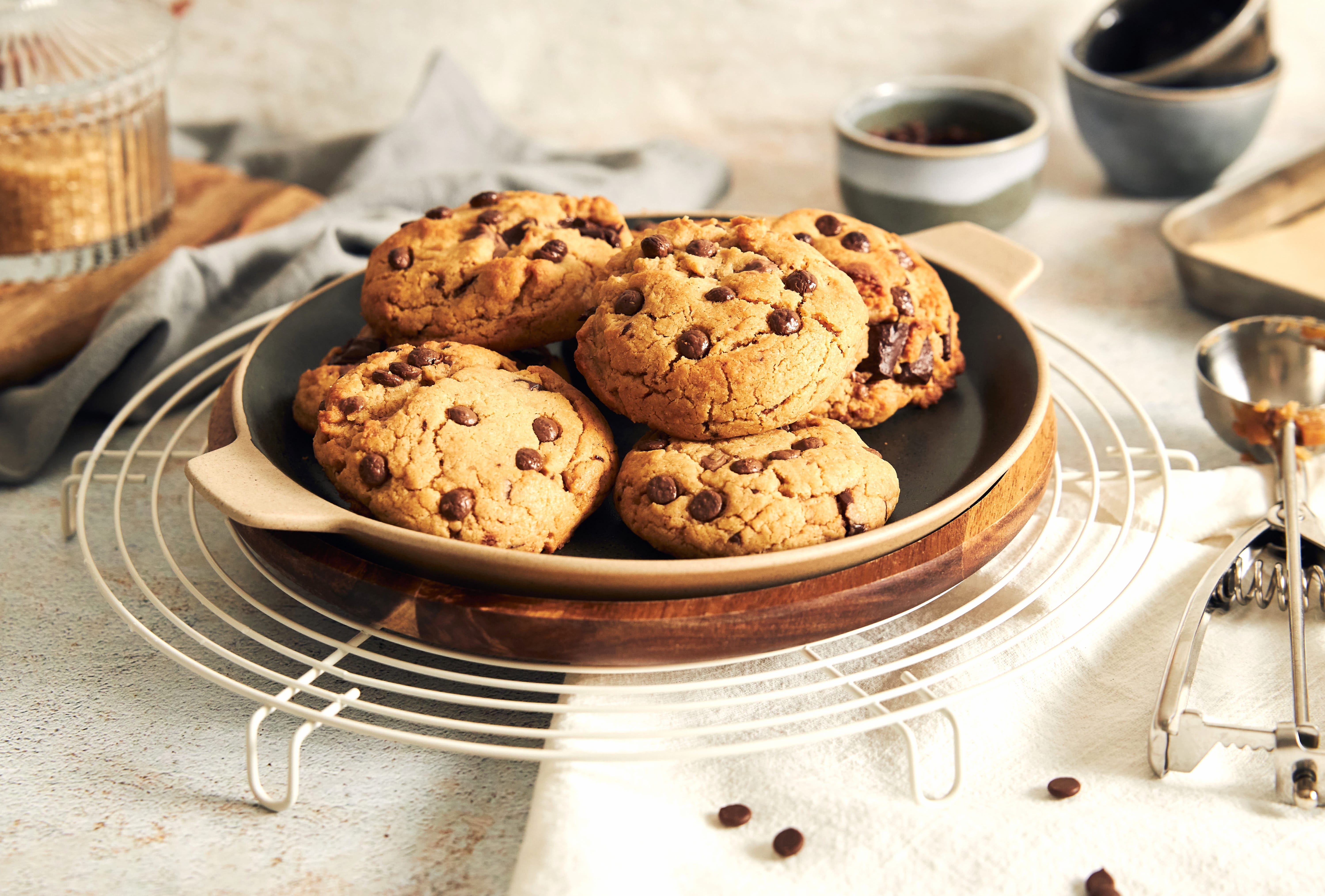 Chocolate Chip Cookie Food Cookie at 1680 x 945 HD size wallpapers HD quality