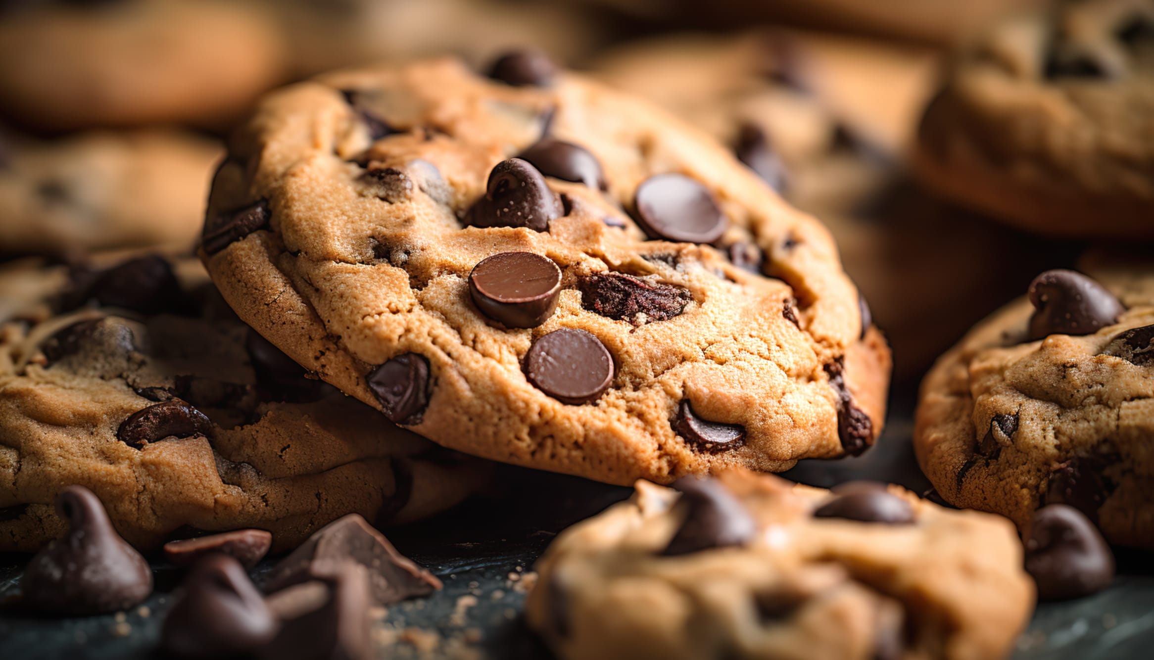 Chocolate Chip Cookies Wallpaper at 1680 x 945 HD size wallpapers HD quality