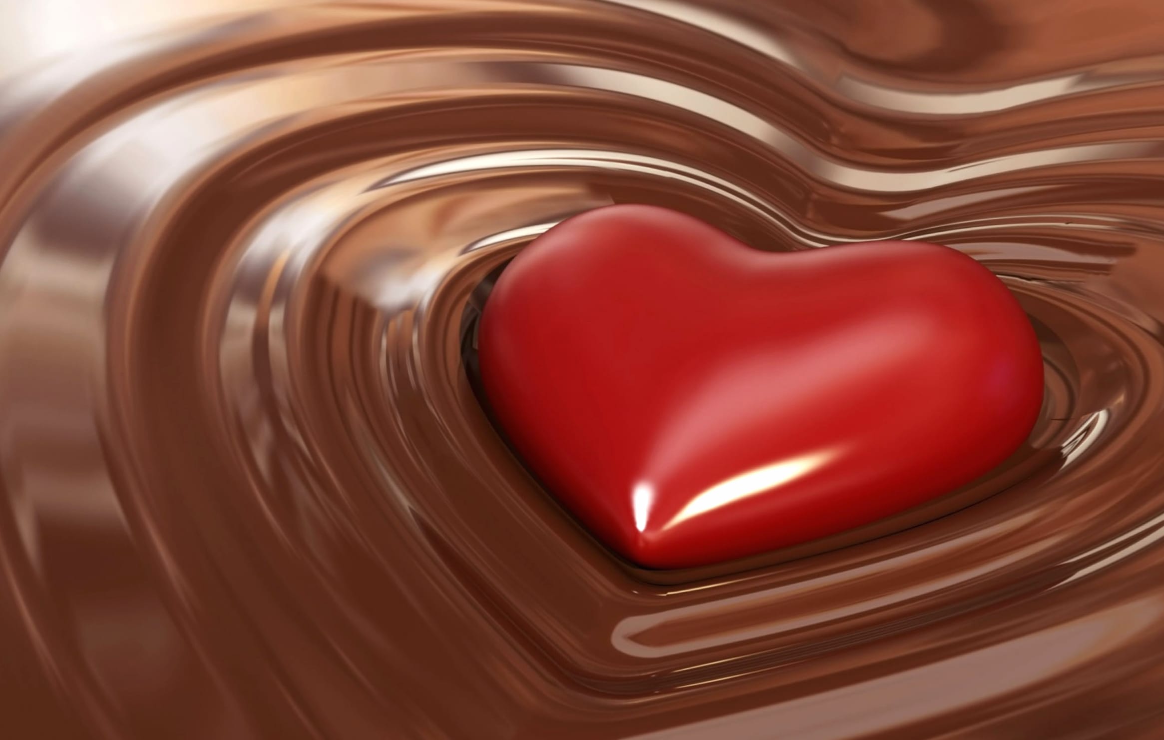 Chocolate Heart Delight at 750 x 1334 iPhone 6 size wallpapers HD quality