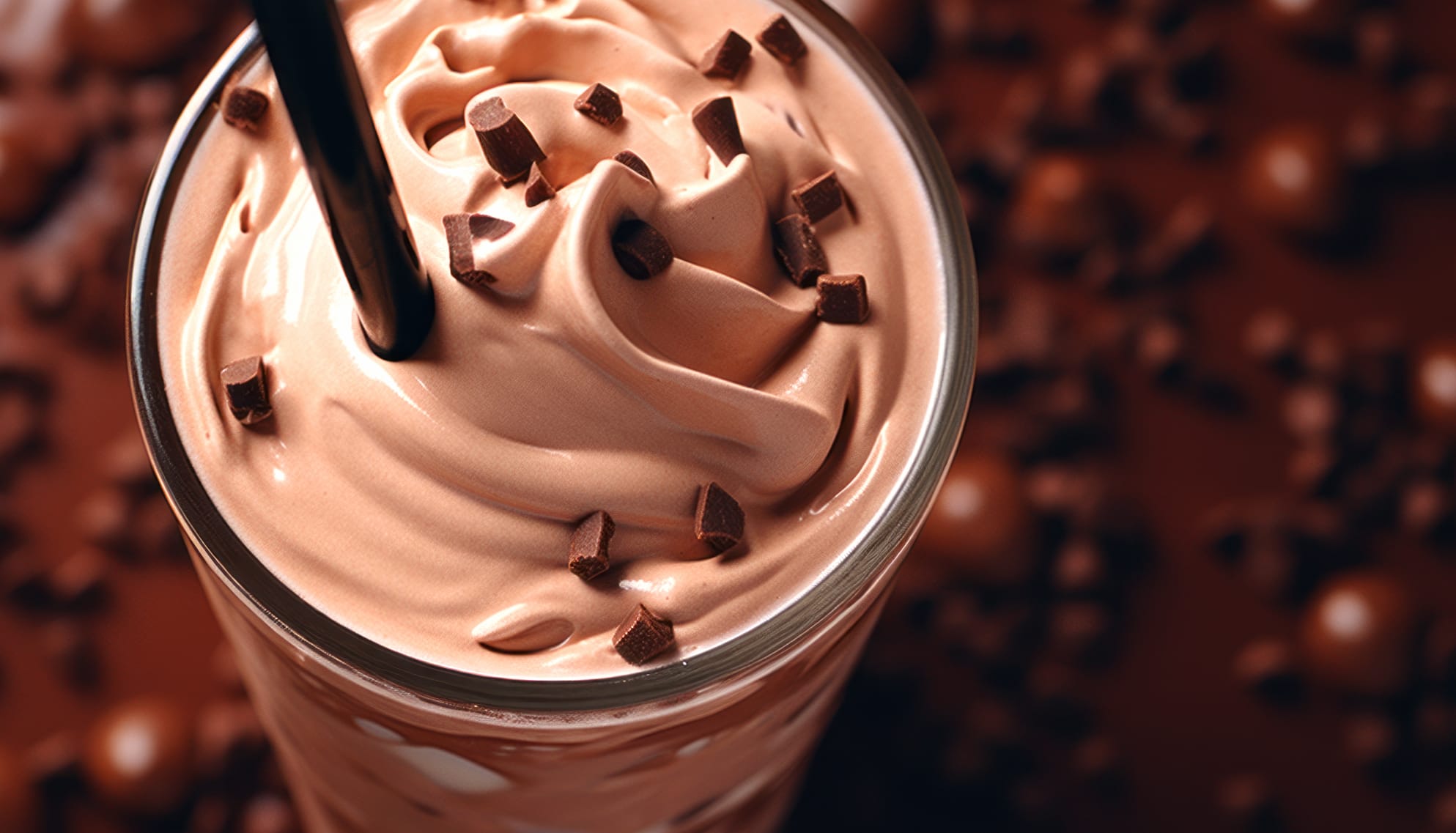 Chocolate Milkshake Delight wallpapers HD quality