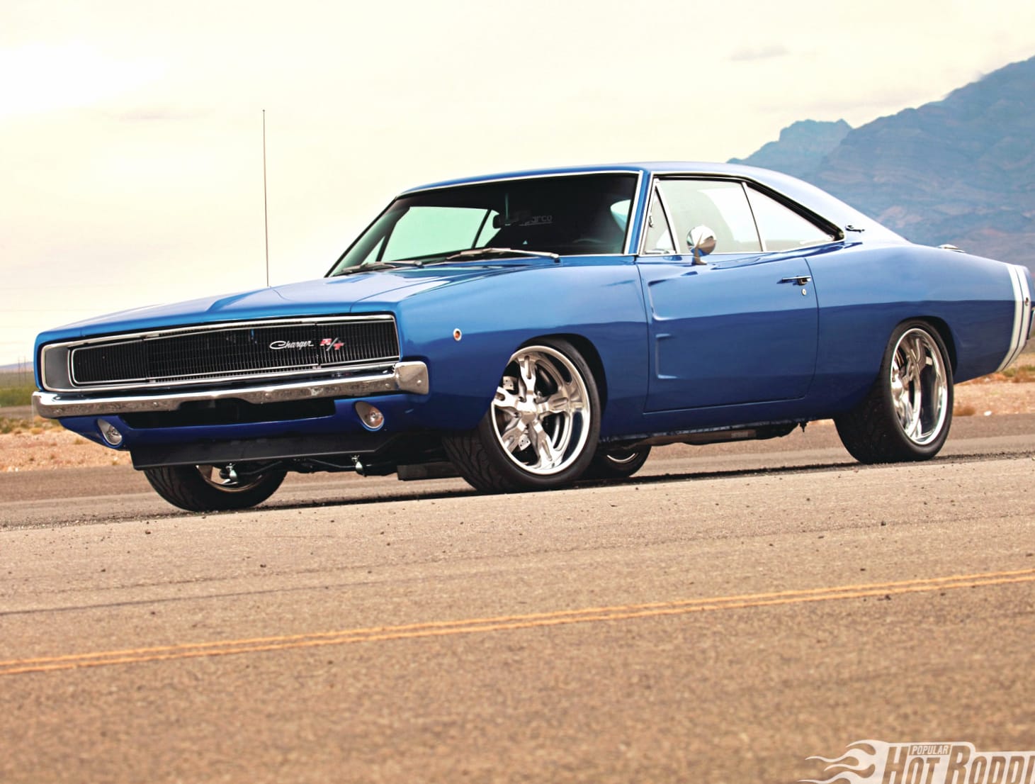 Classic Dodge Muscle Car at 640 x 960 iPhone 4 size wallpapers HD quality