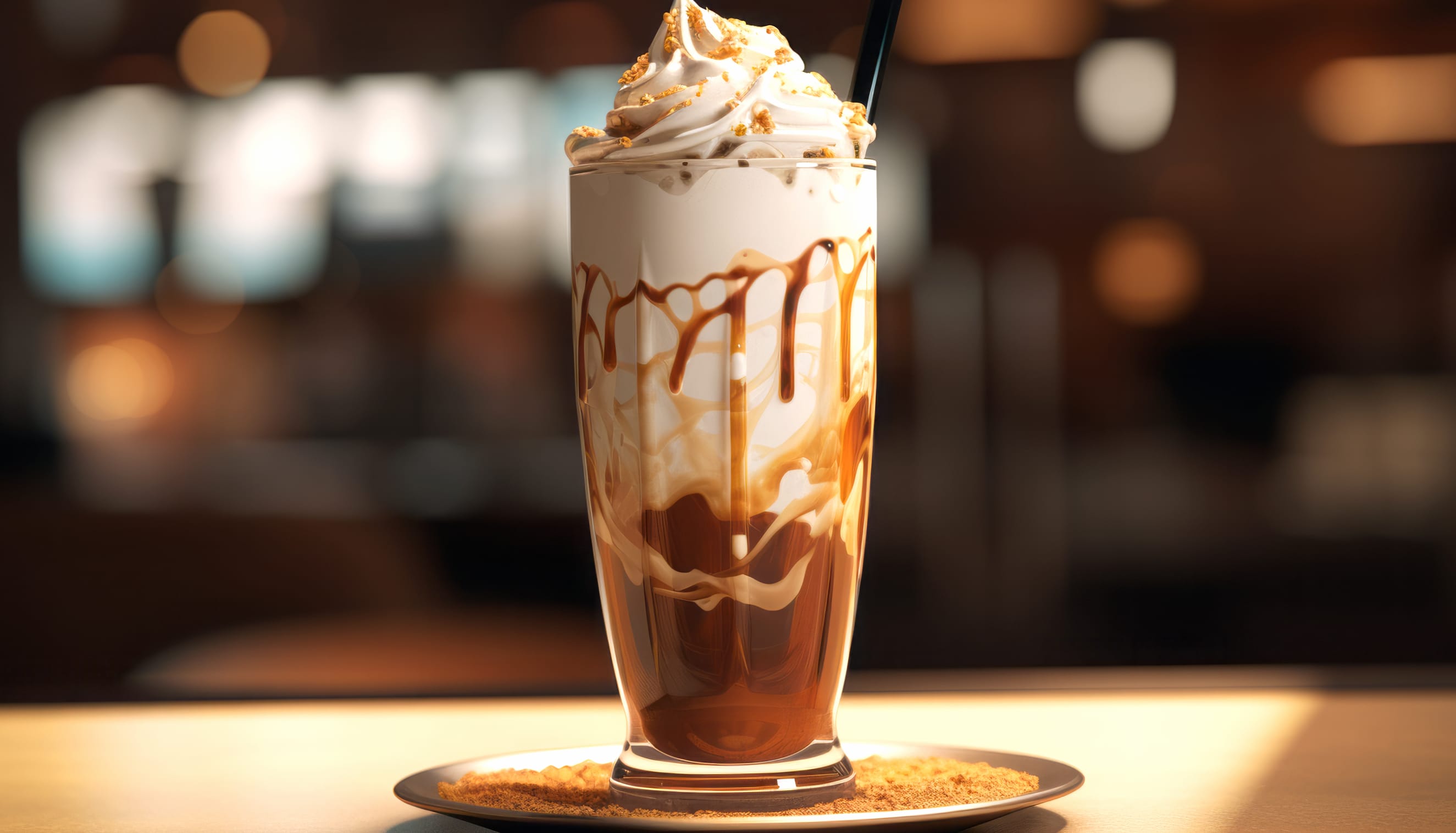 Coffee Milkshake Delight wallpapers HD quality