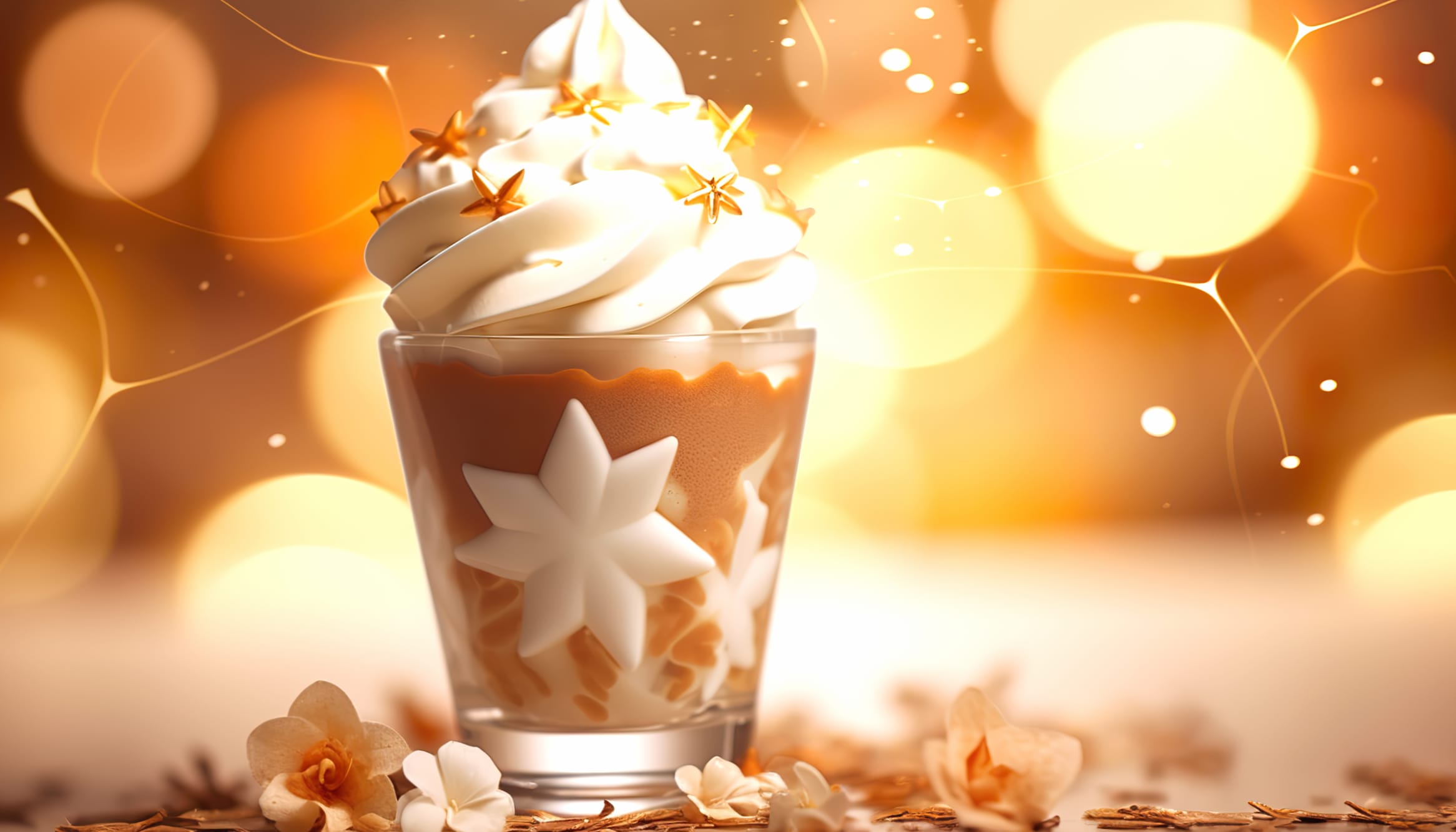 Coffee Milkshake With Vanilla Wallpaper wallpapers HD quality